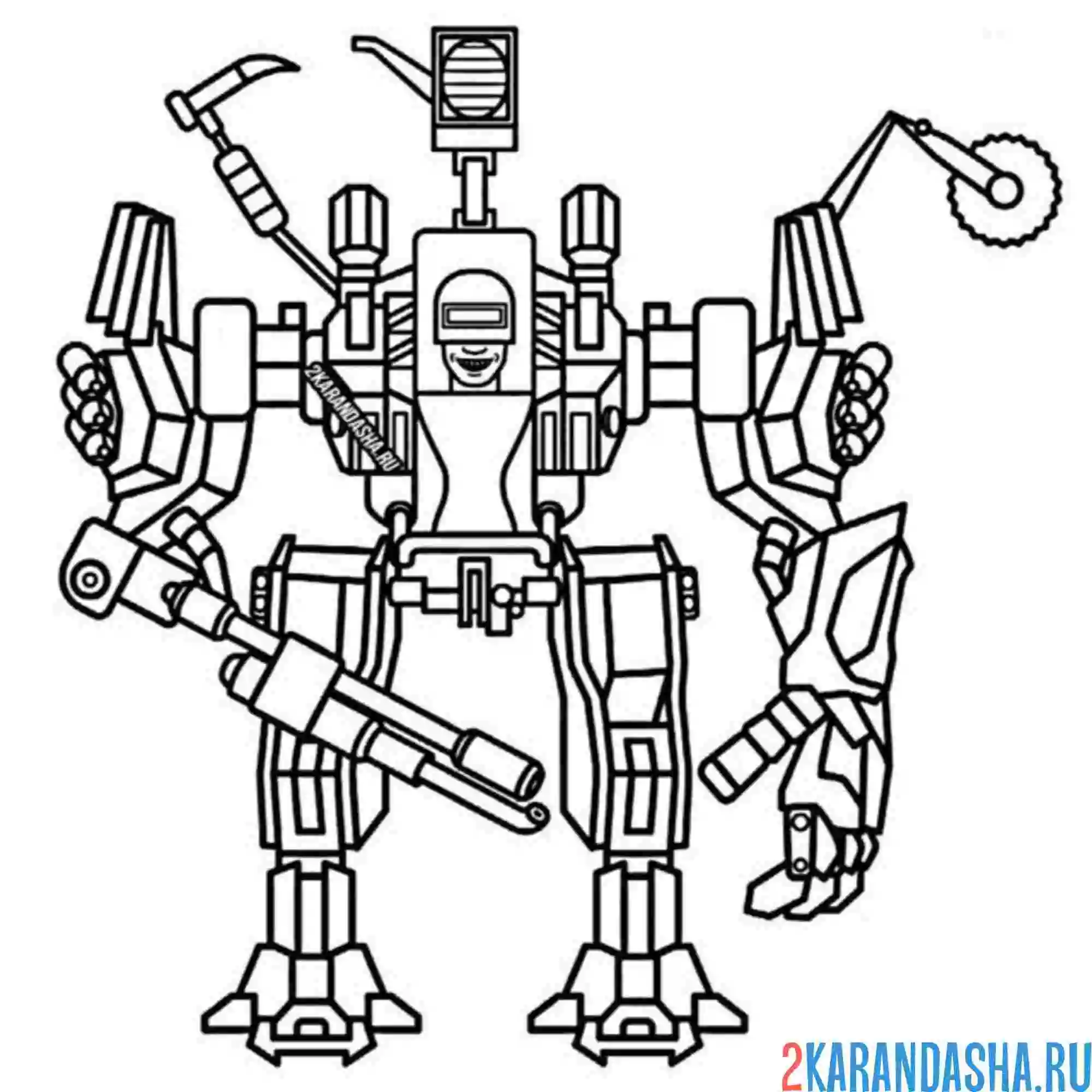 Раскраска upgraded welder