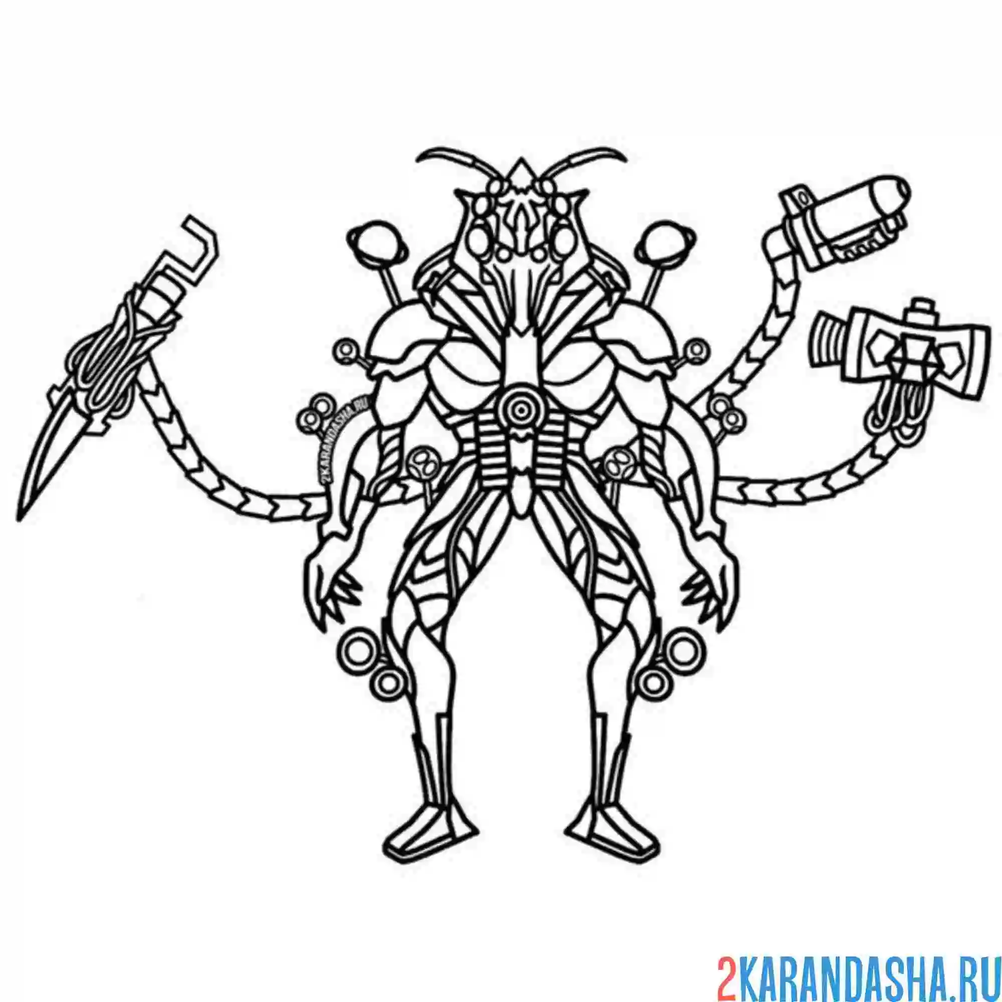 Раскраска counter titan скибиди туалет