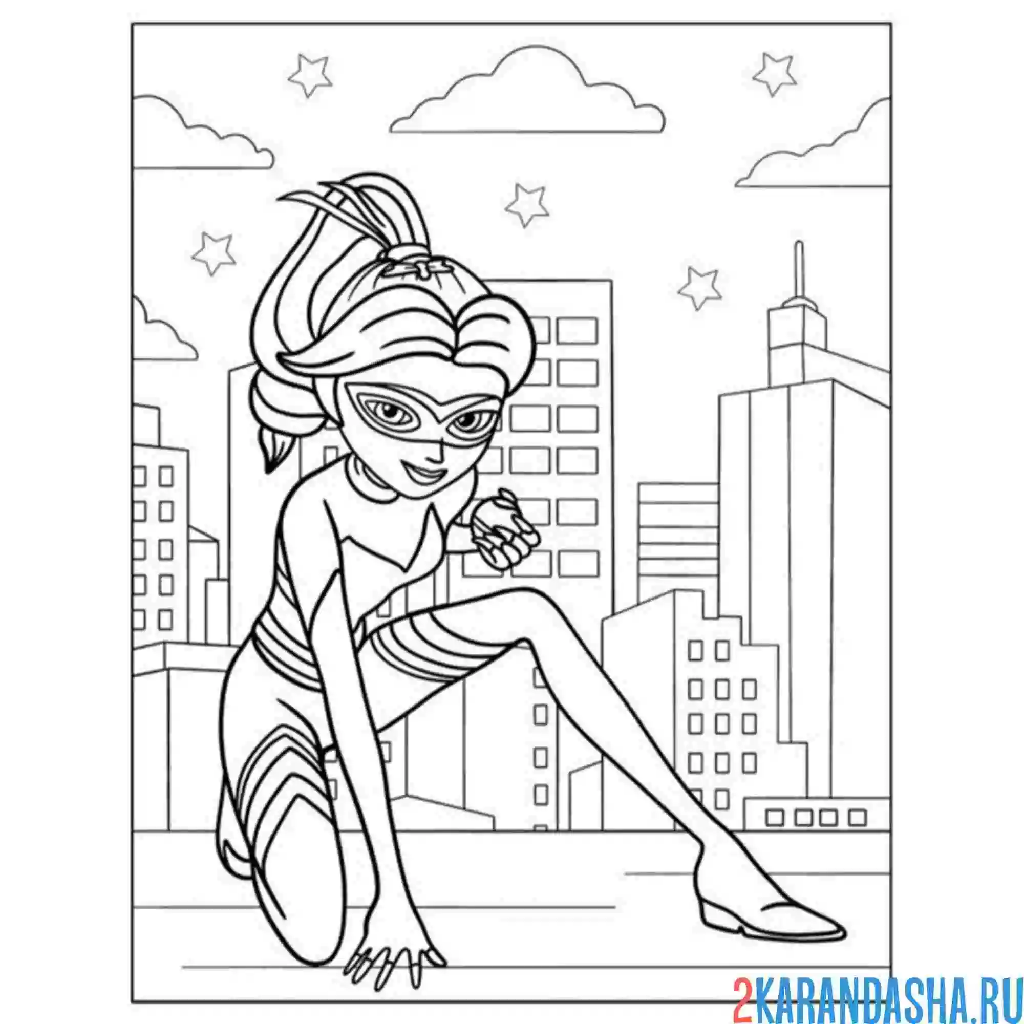 Раскраска хлоя буржуа