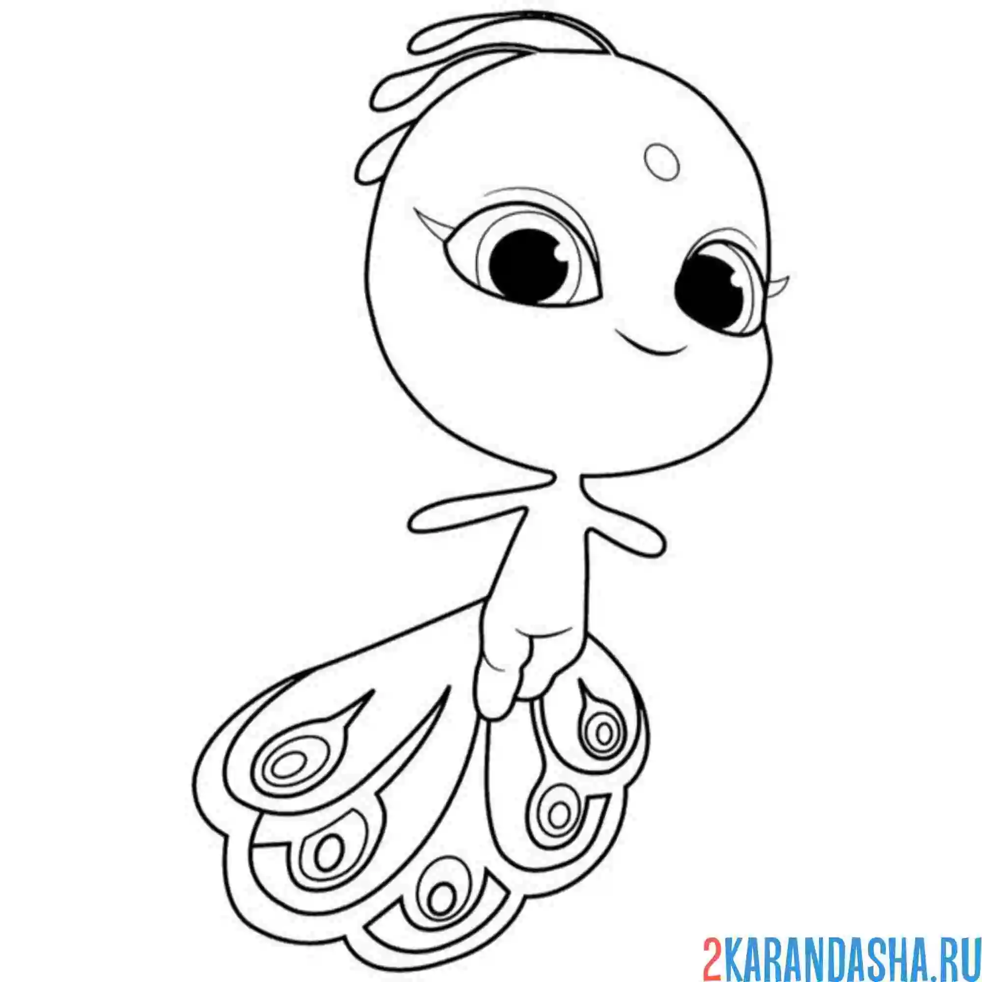 Раскраска дуусу леди баг