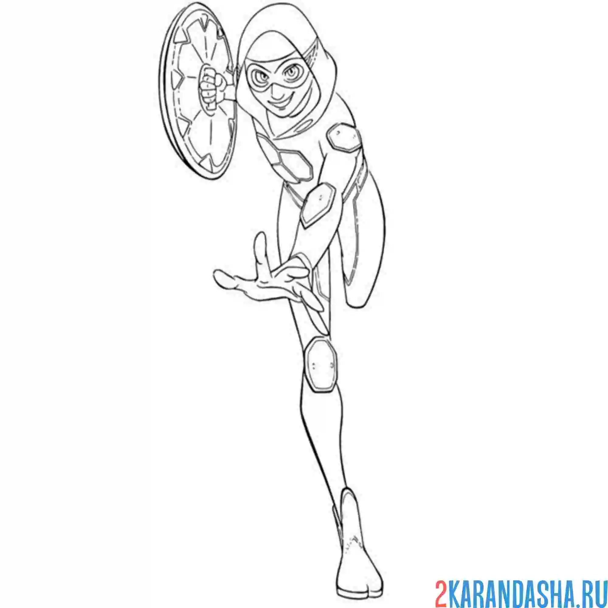 Раскраска нино лейф карапас