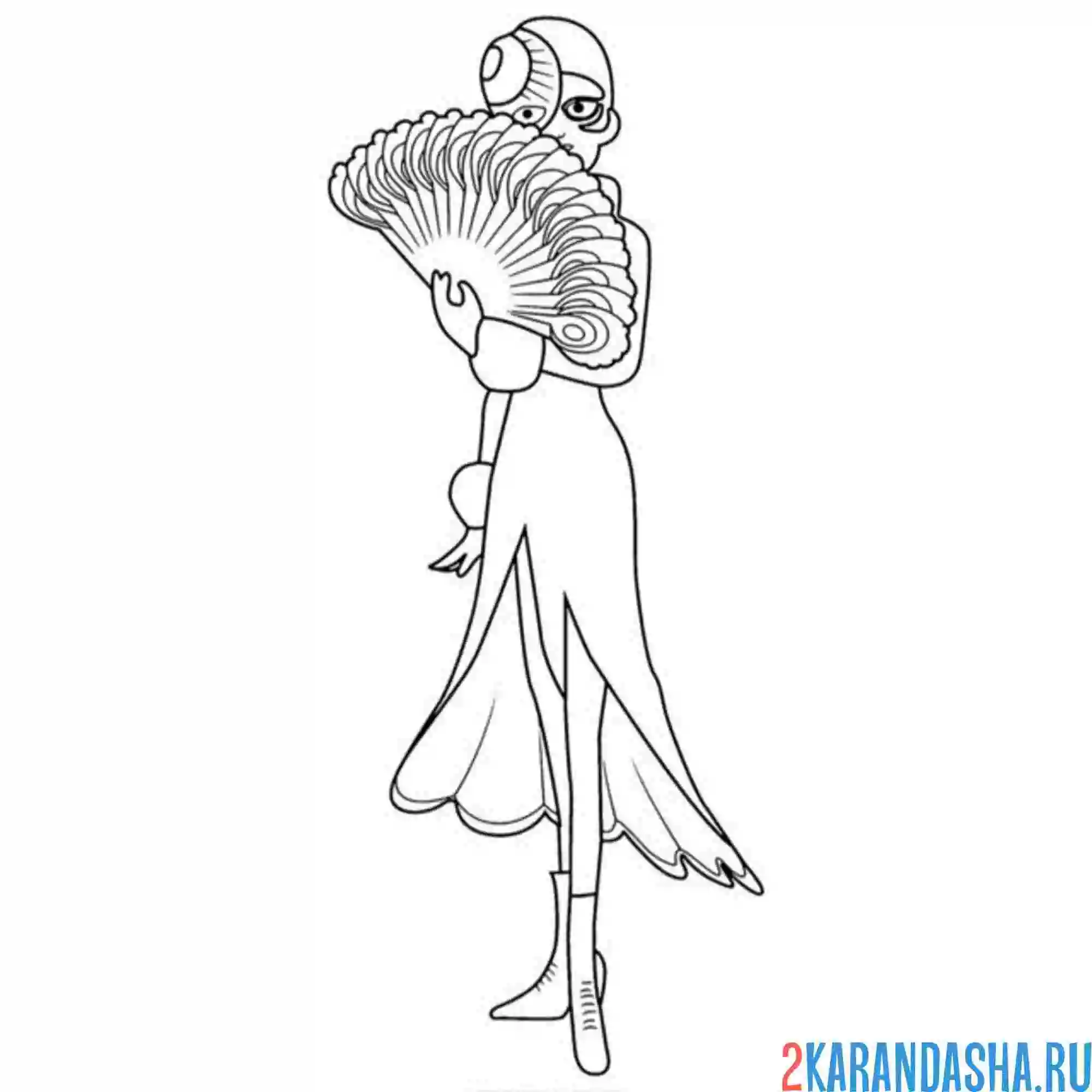 Раскраска маюра