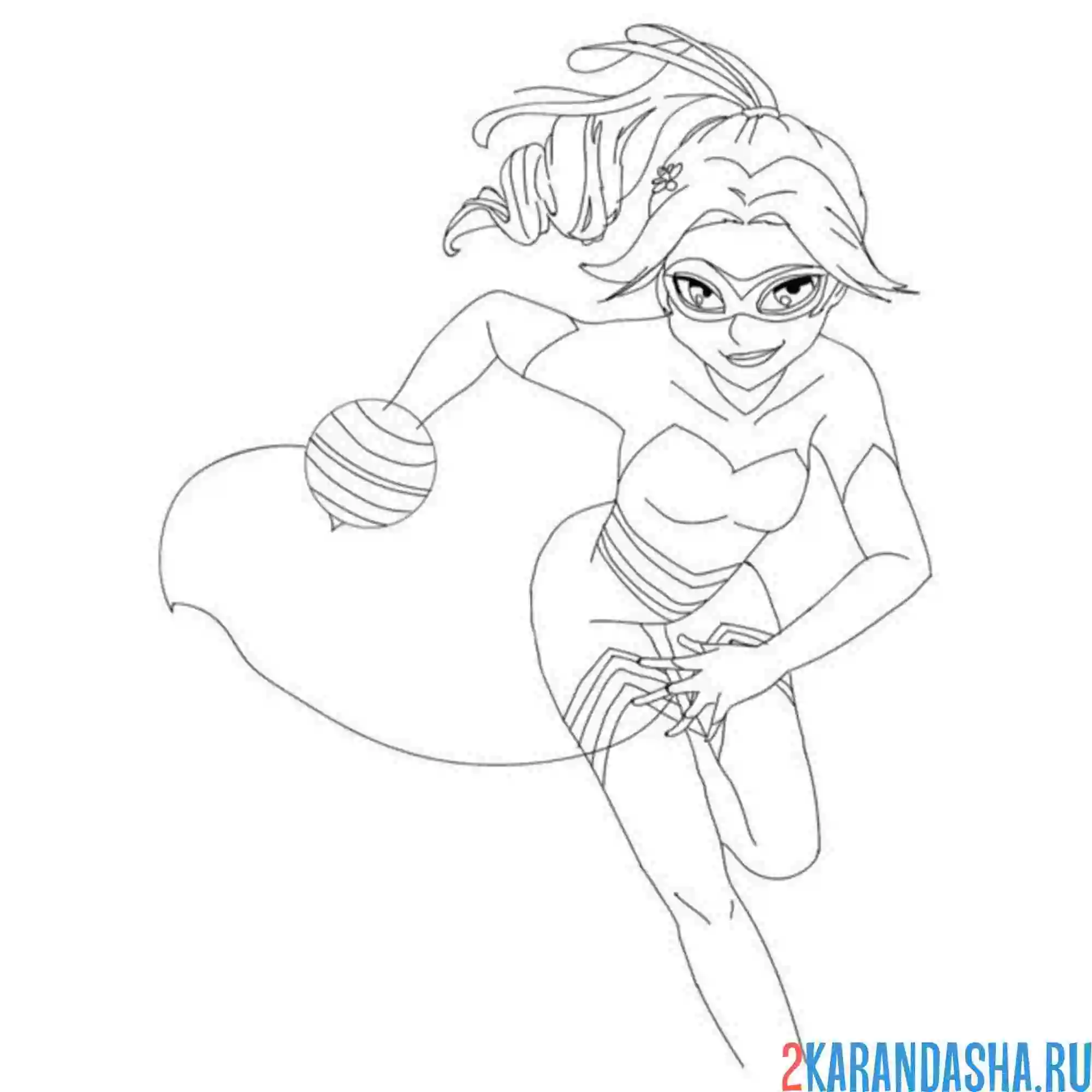 Раскраска рена руж с оружием