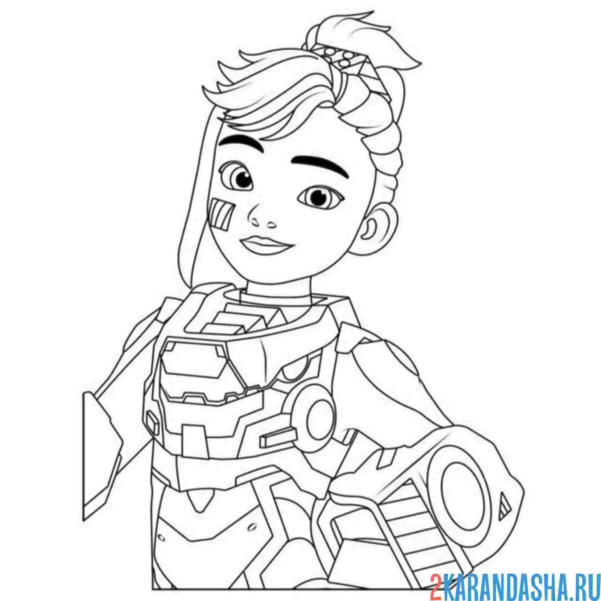 Раскраска диностер делби