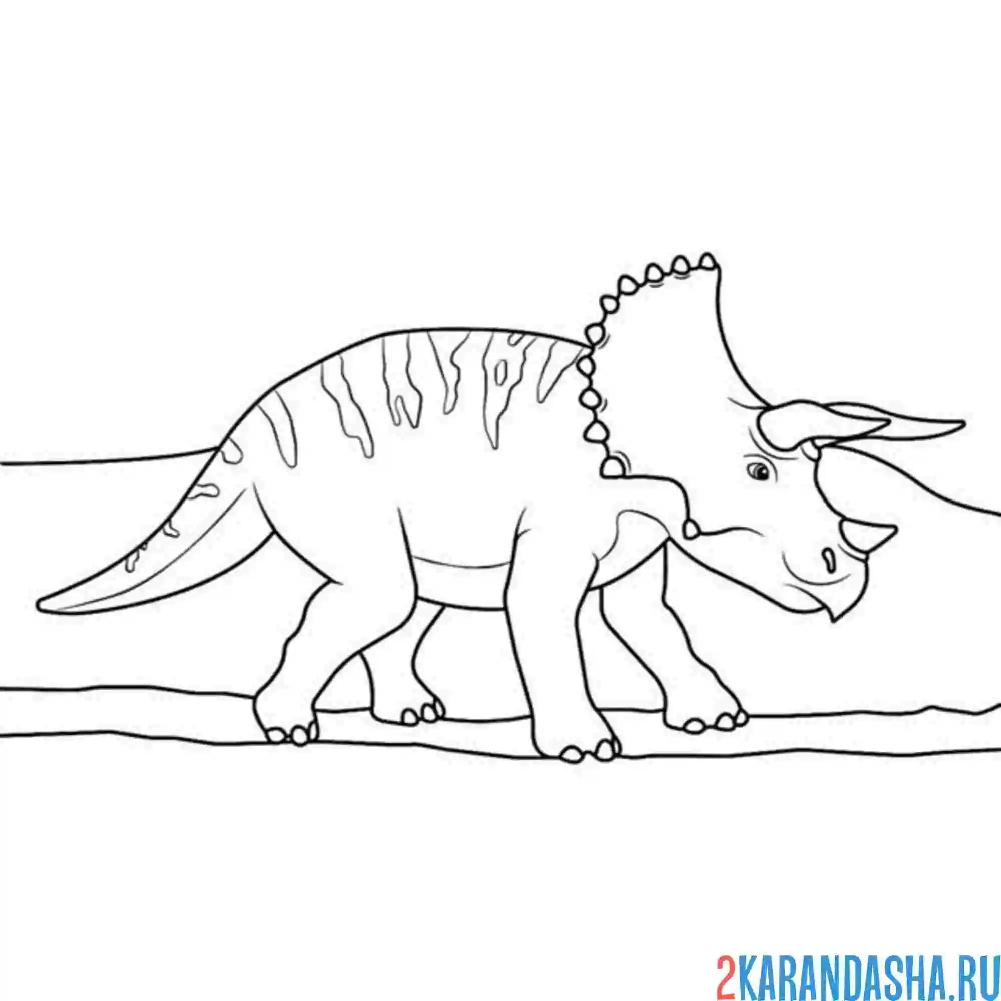 Раскраска динозавр из диностер