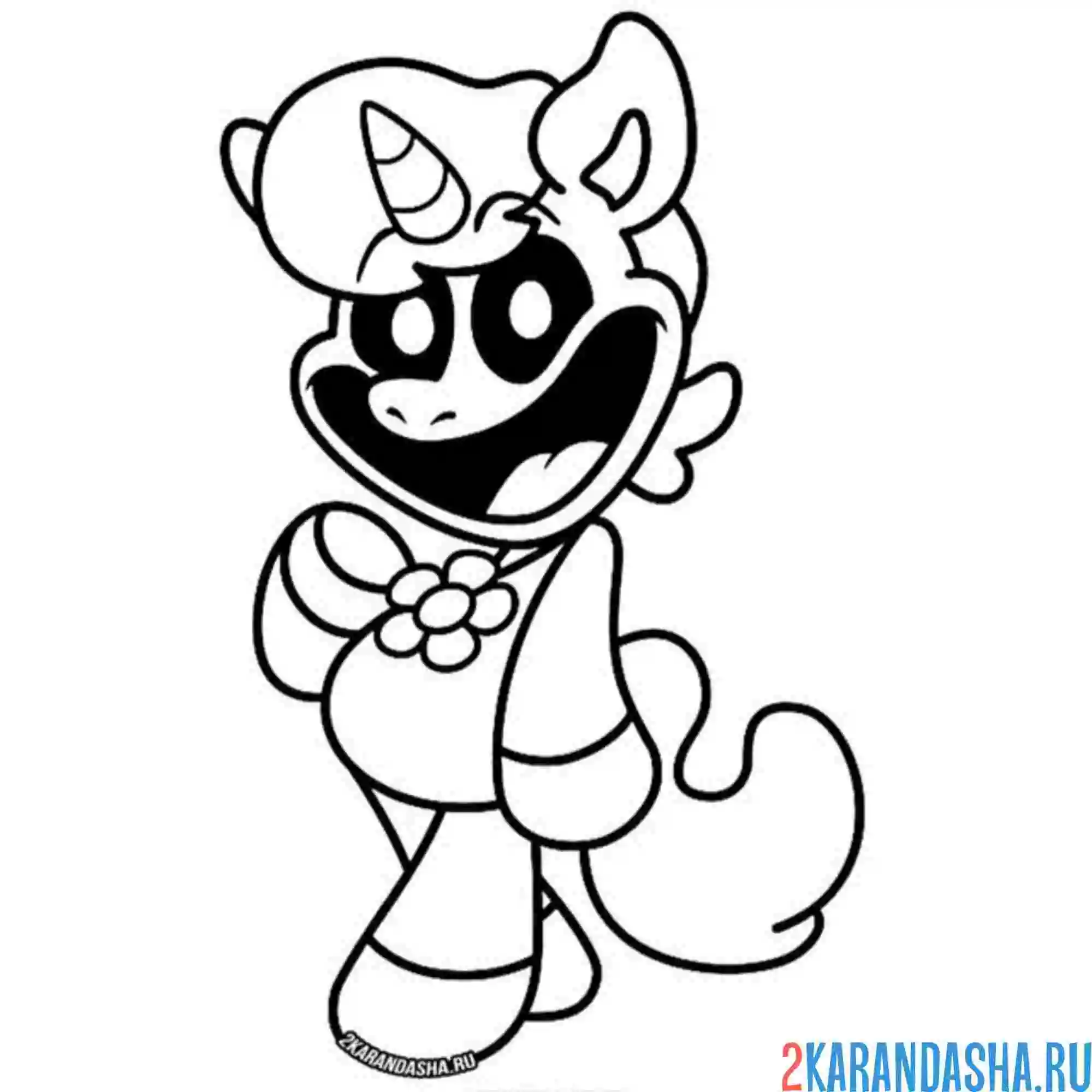 Раскраска craftycorn