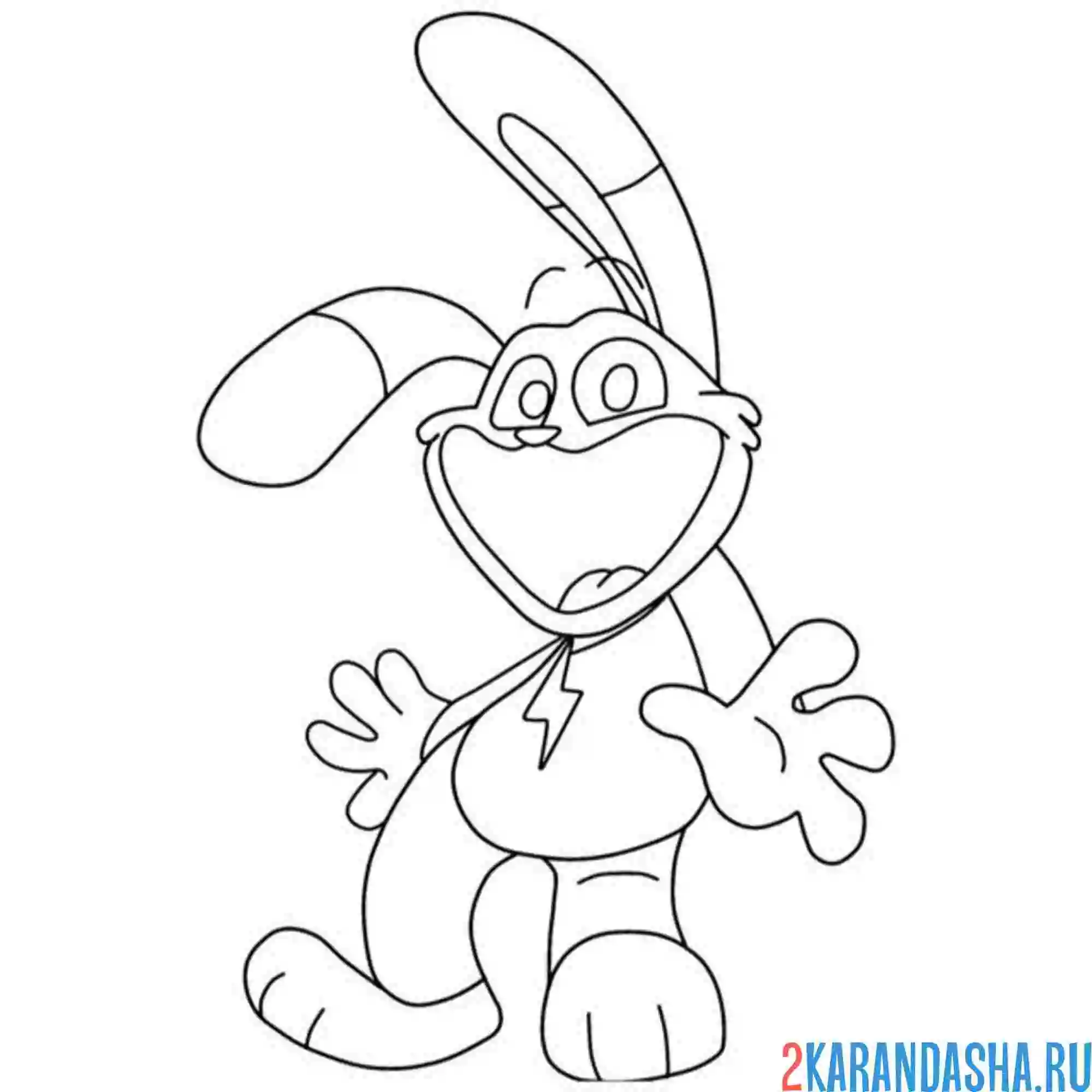 Раскраска hoppy hopscotch smiling critters игра