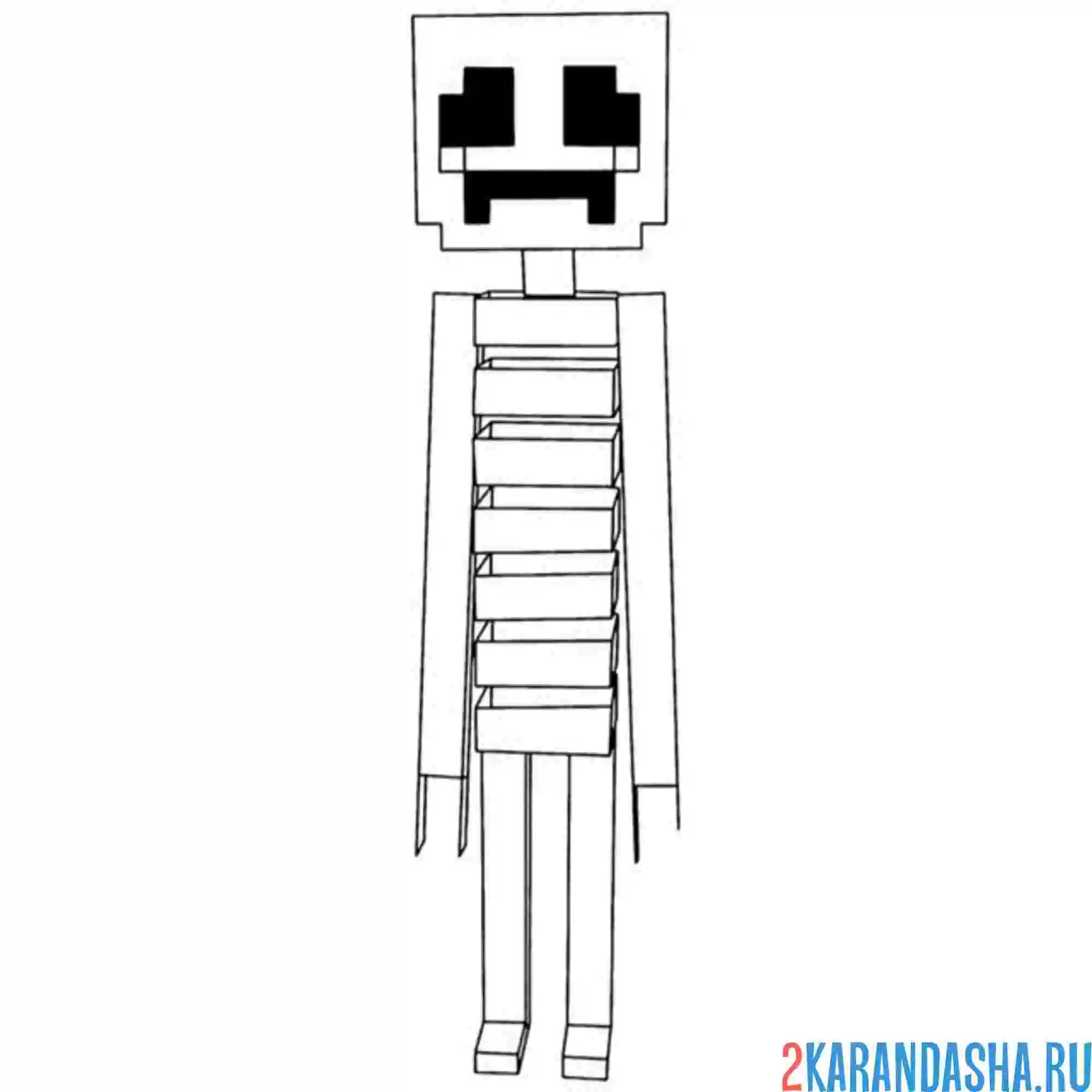 Раскраска гэнгл майнкрафт