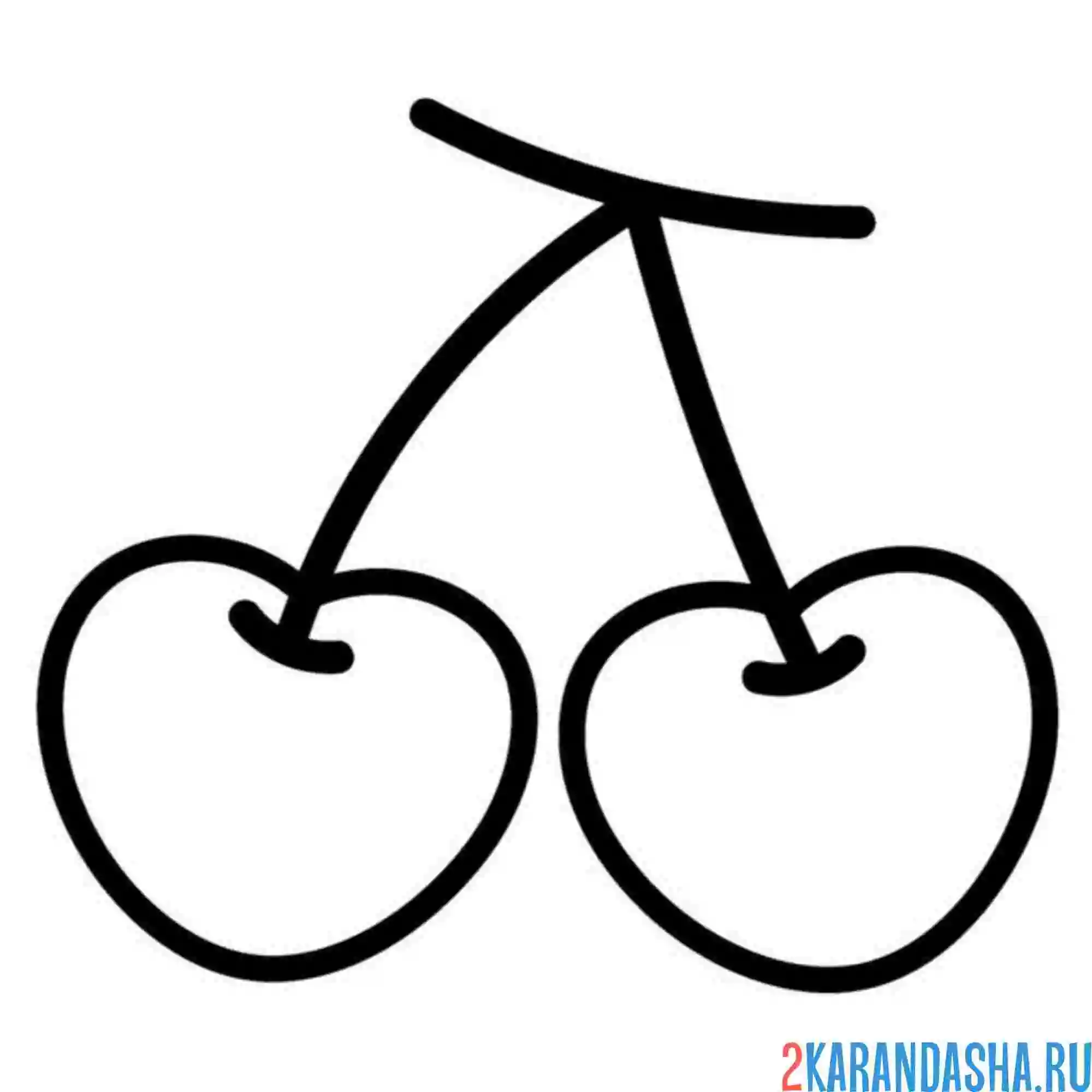 Раскраска сладкая черешня