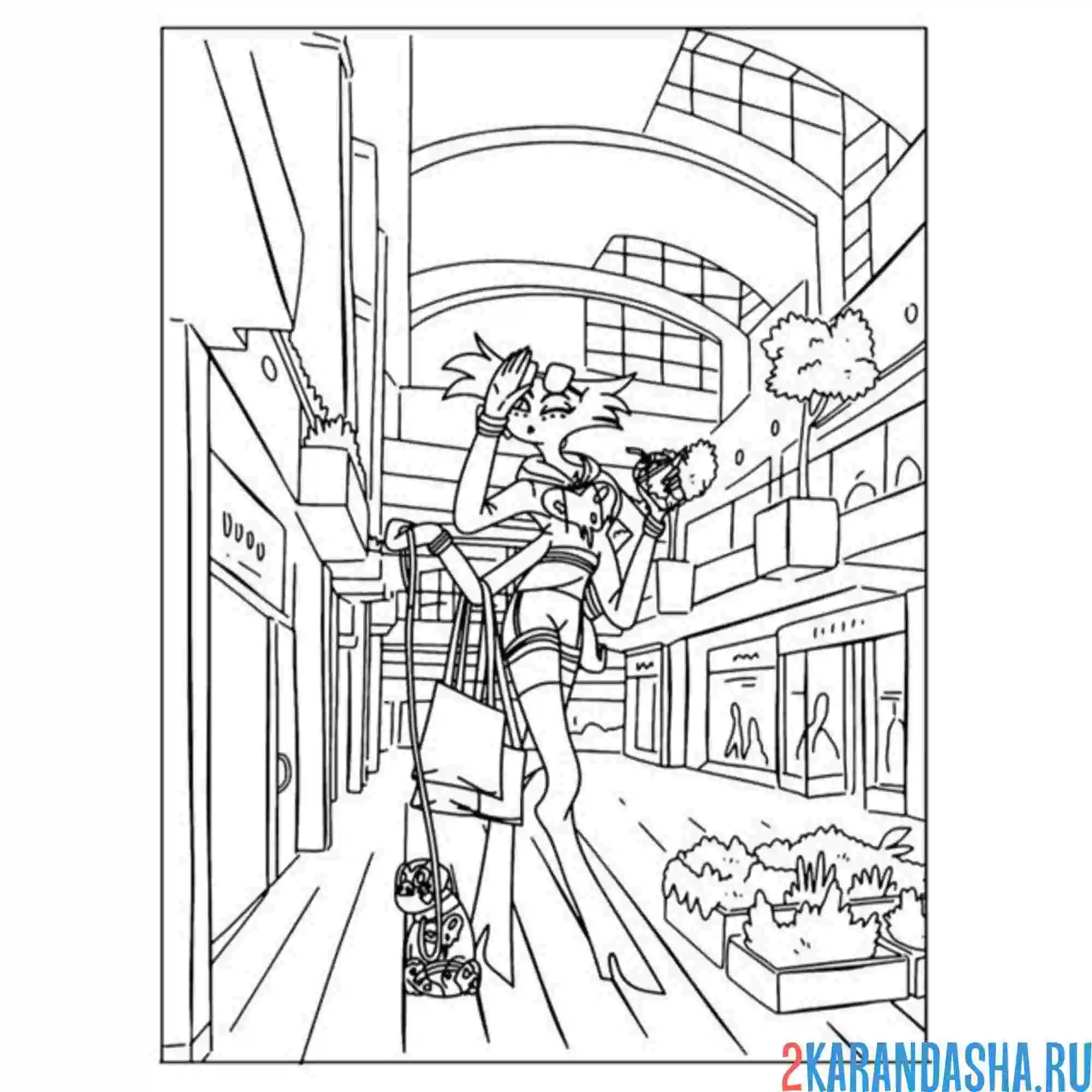 Раскраска отель хазбин энджел даст