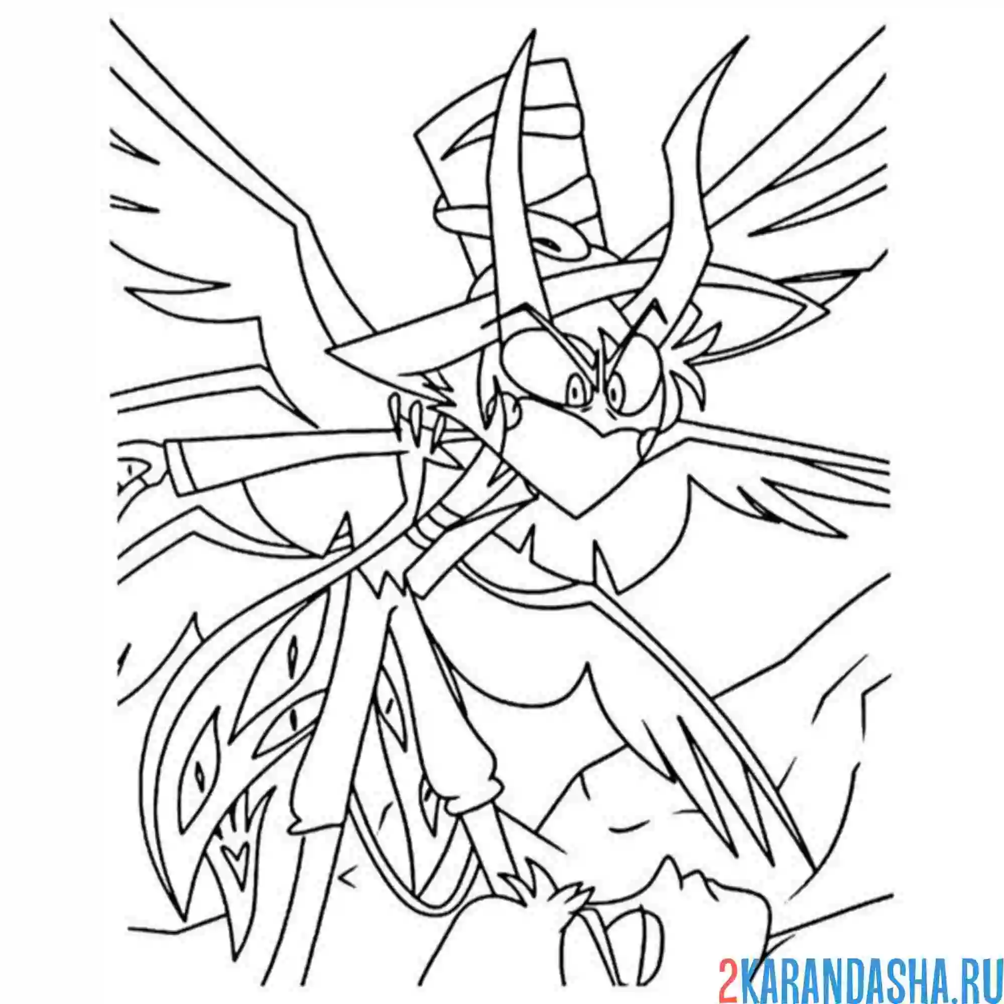 Раскраска отель хазбин люцифер зло