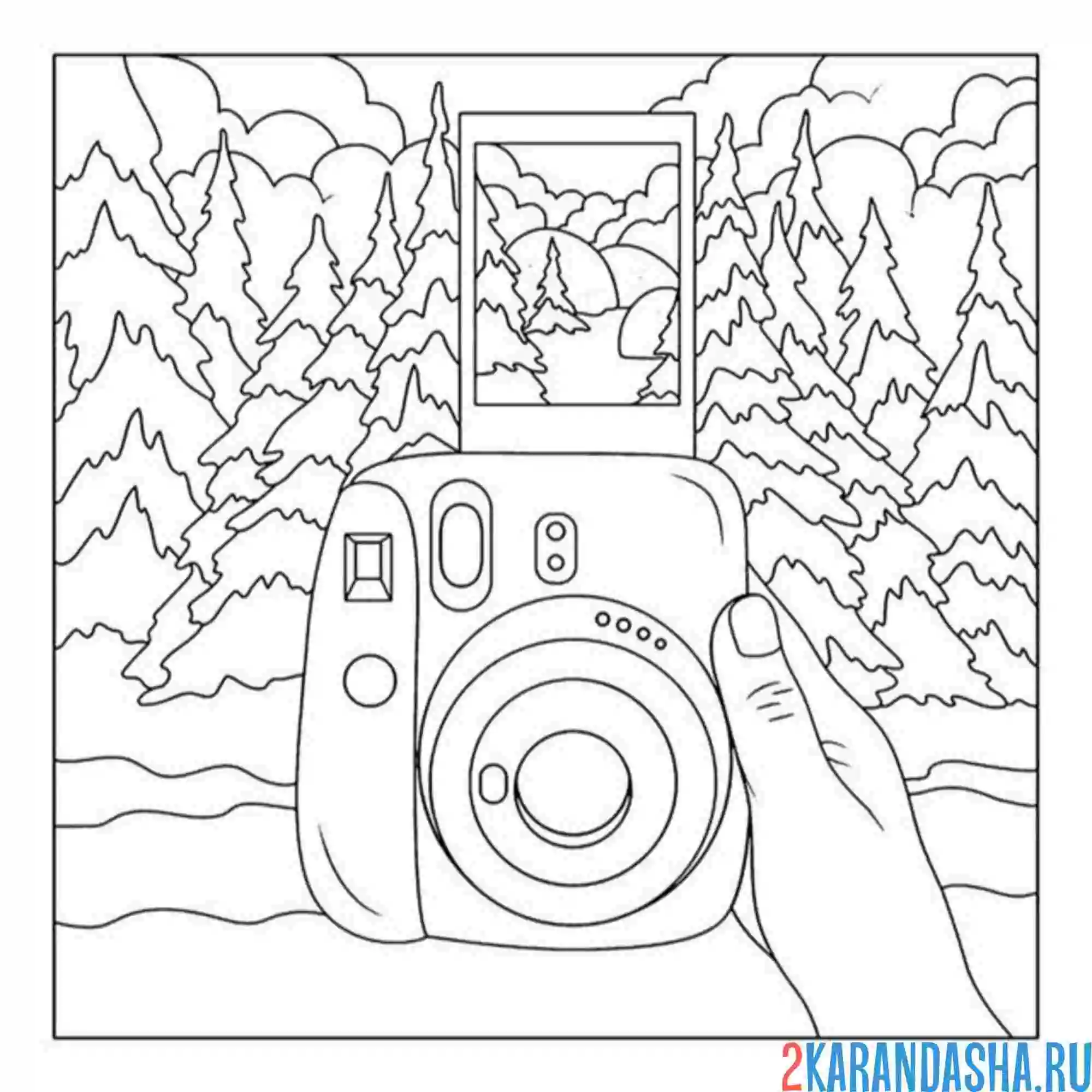 Раскраска быстрый снимок эстетика