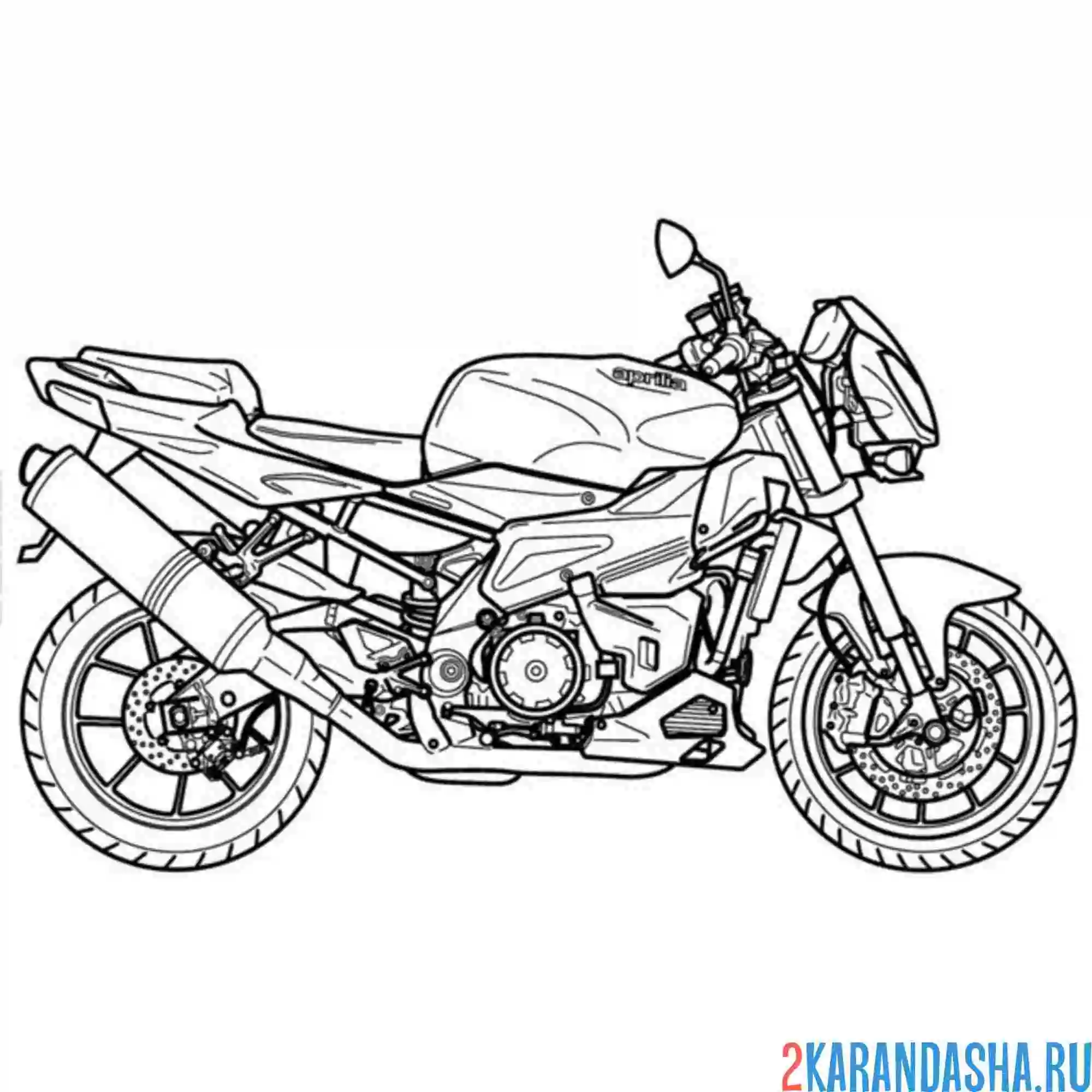 Раскраска гта (gta) мото