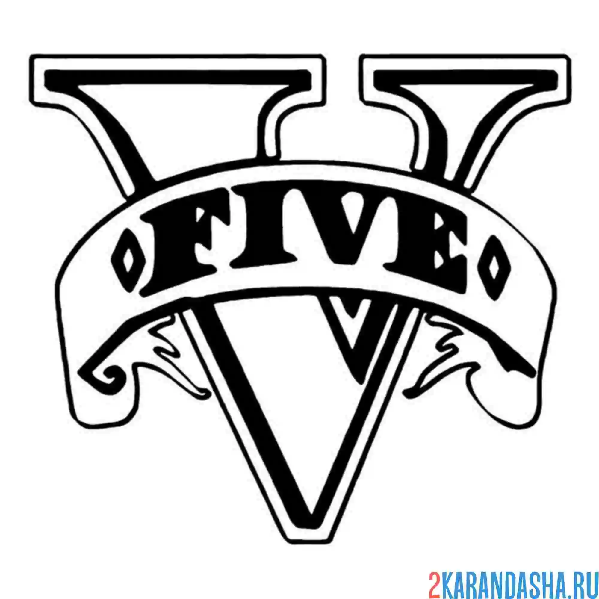 Раскраска гта (gta) v