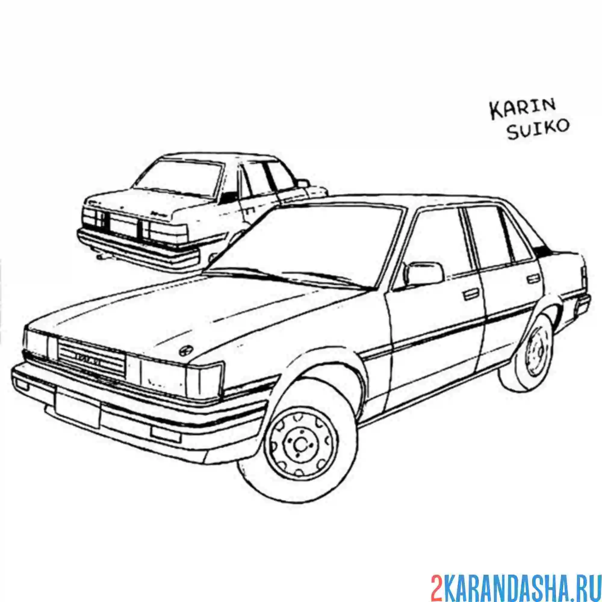 Раскраска старая тачка гта (gta)