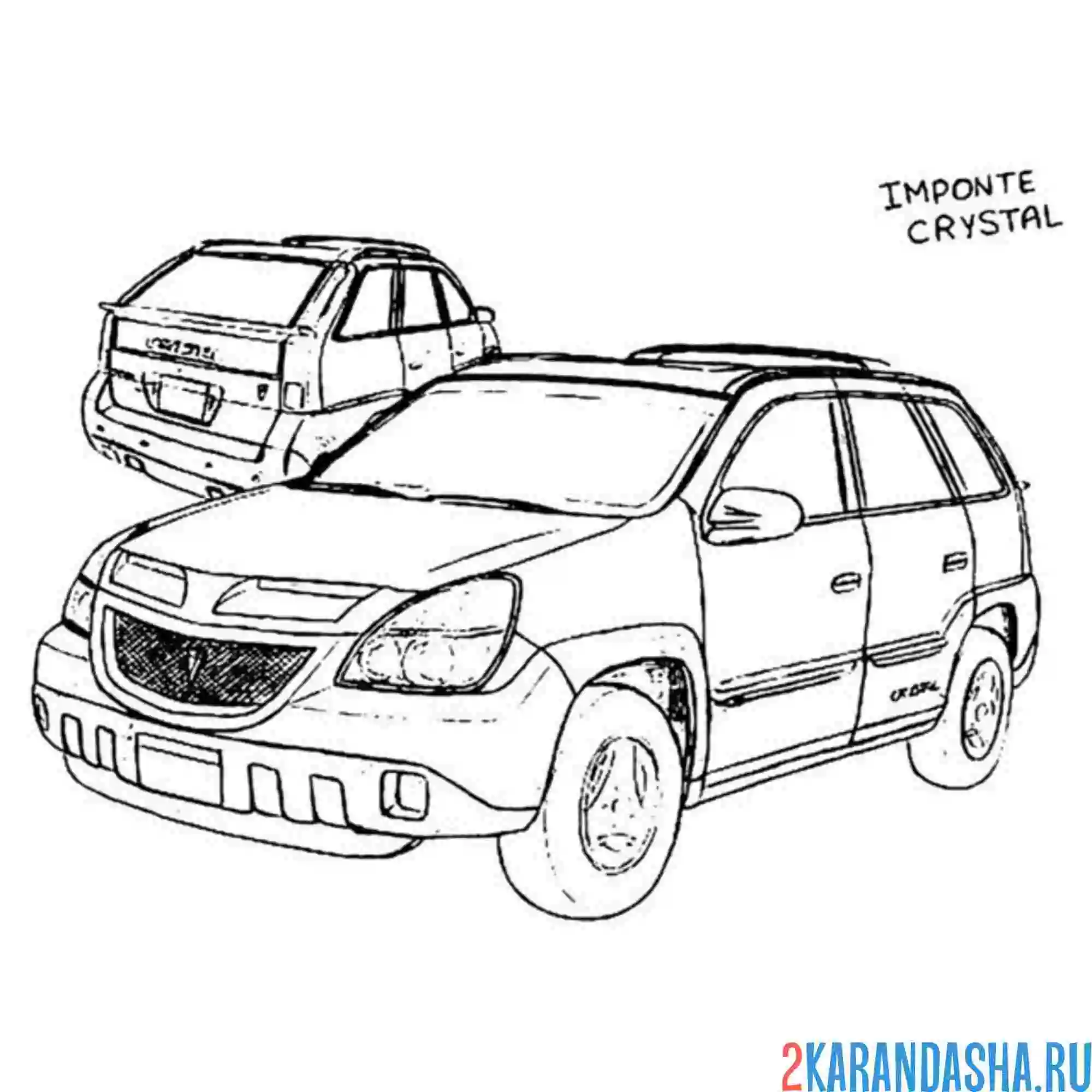 Раскраска внедорожник гта (gta)