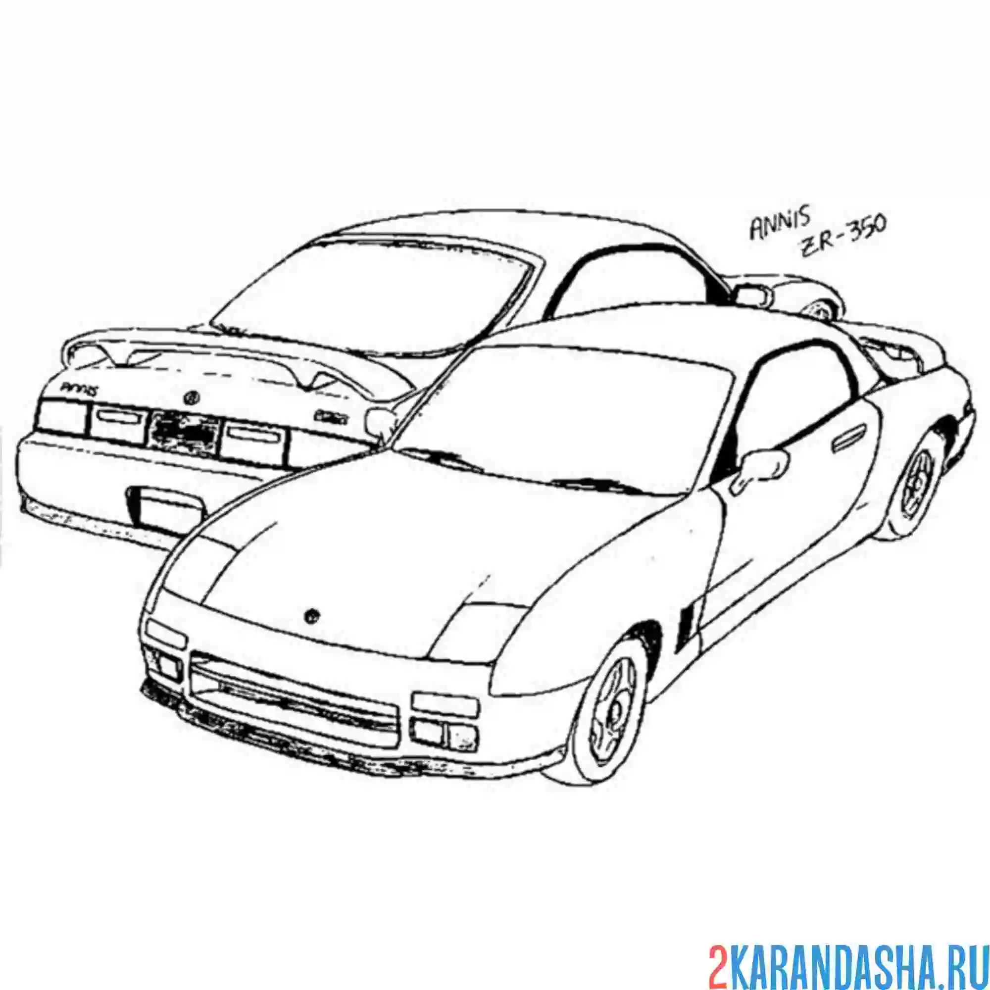 Раскраска старый авто гта (gta)