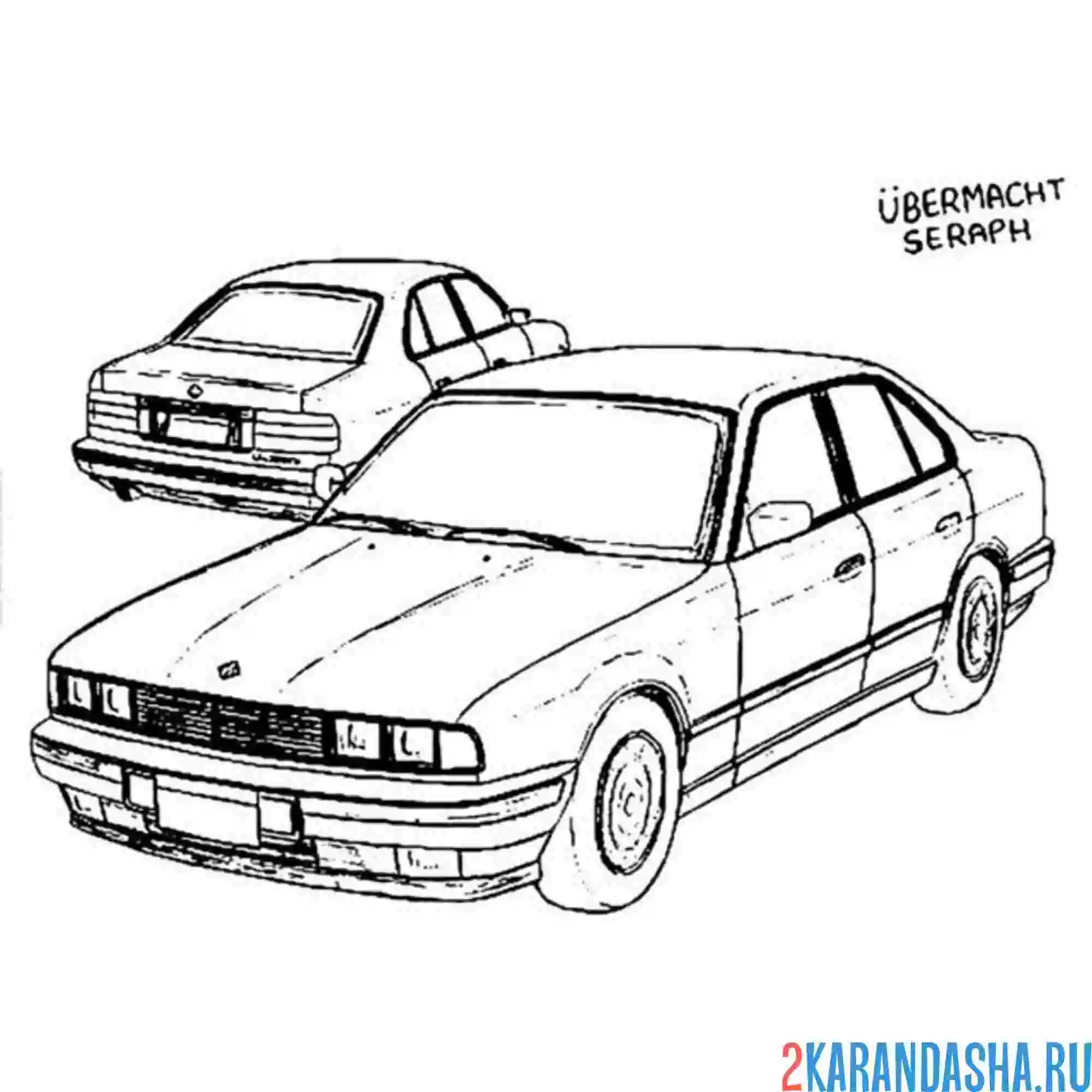 Раскраска бмв гта (gta)