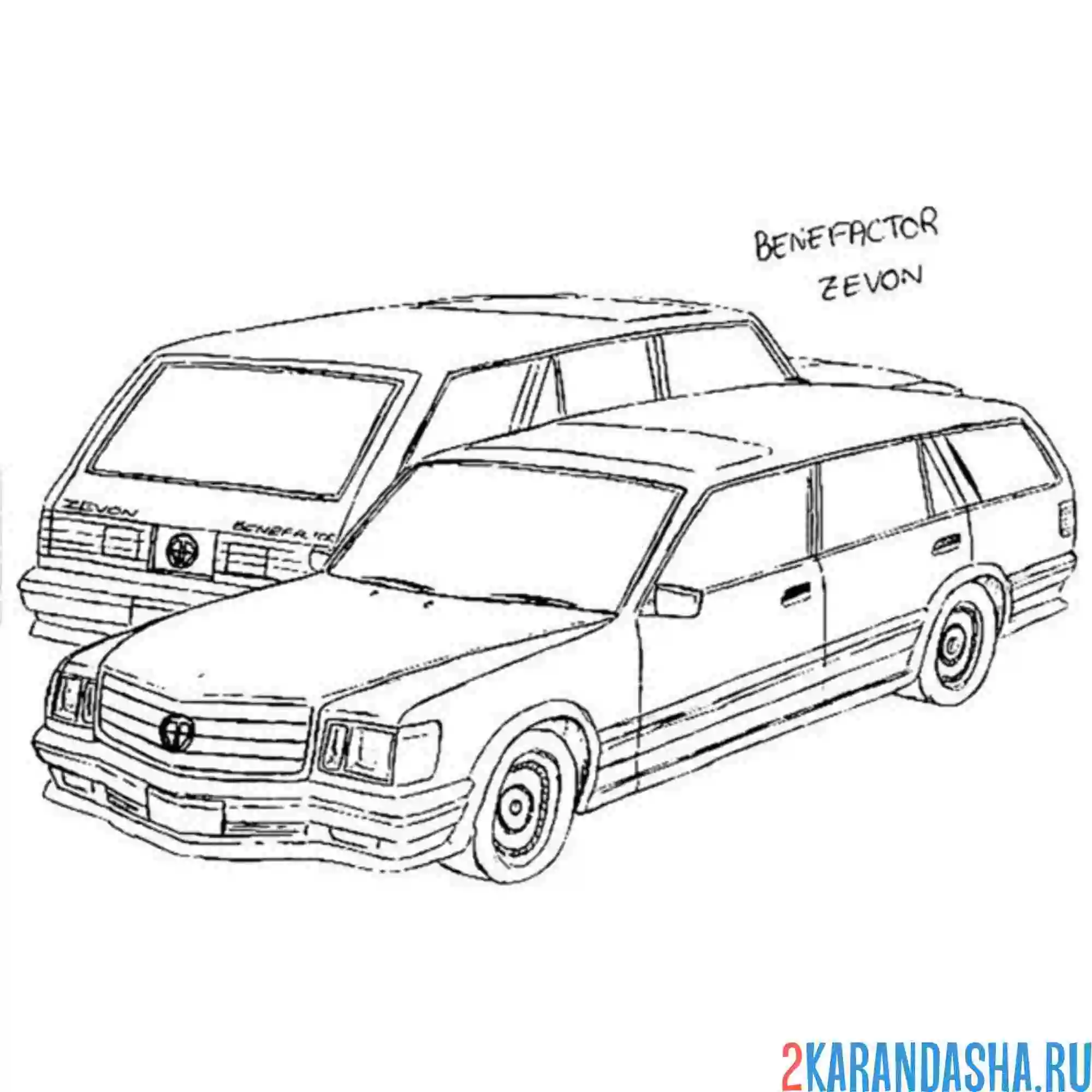 Раскраска универсал гта (gta)