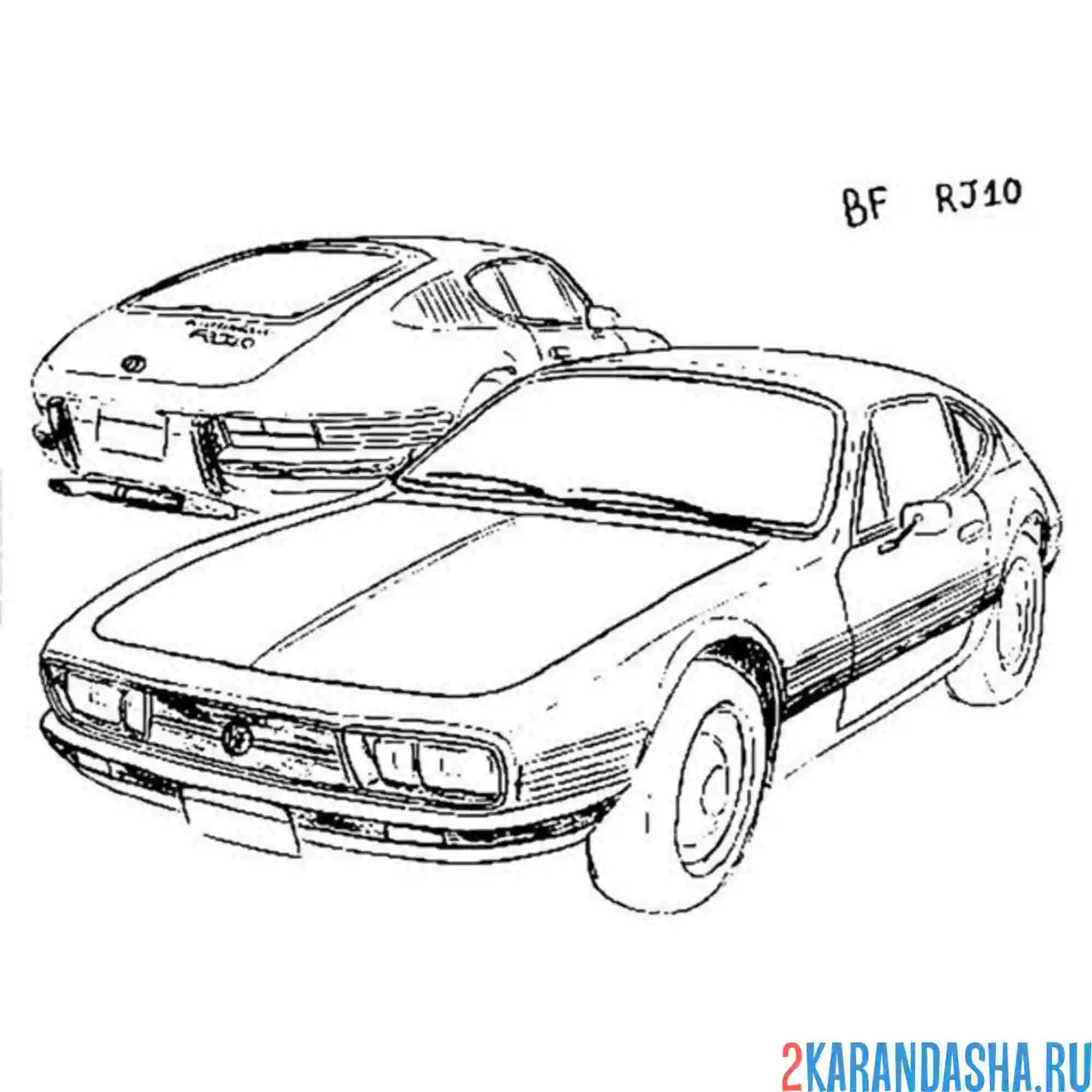 Раскраска раритет гта (gta)