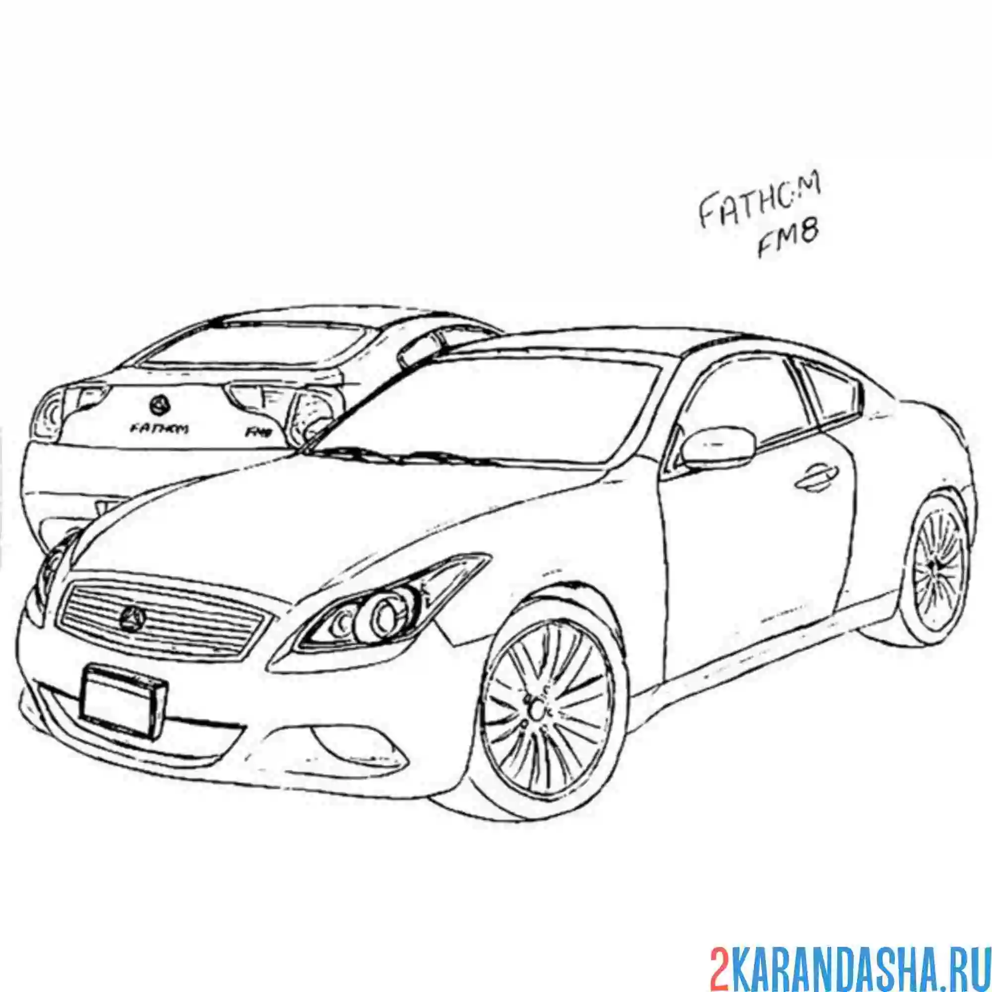 Раскраска машинка гта (gta)