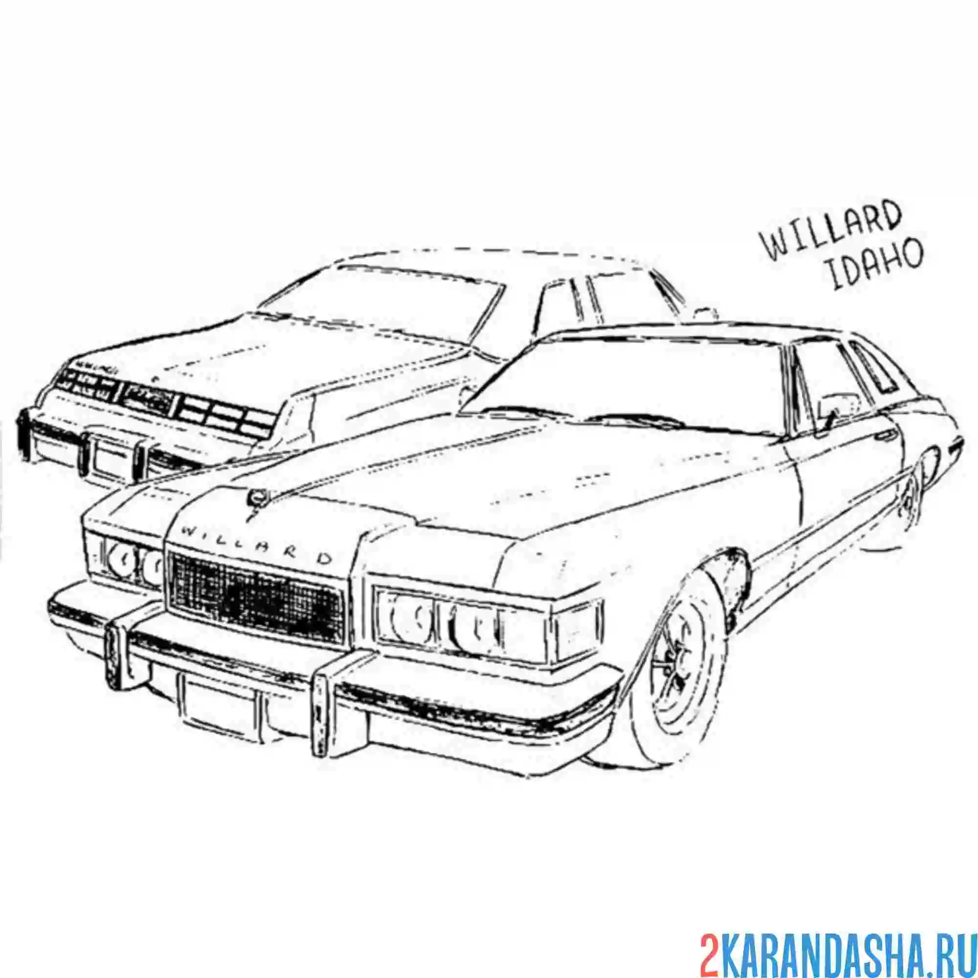 Раскраска гта (gta) две тачки ретро