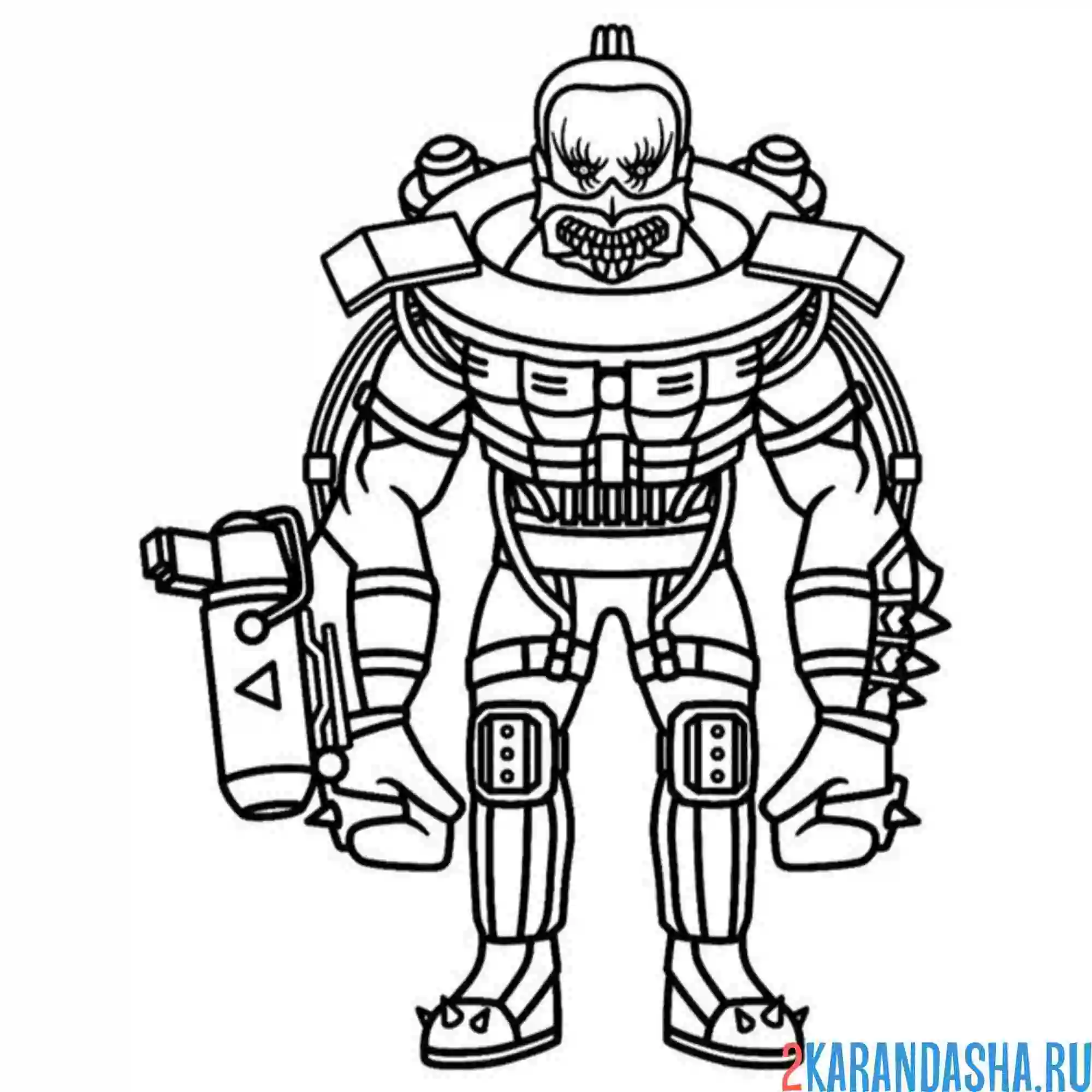 Раскраска билли скибиди туалет