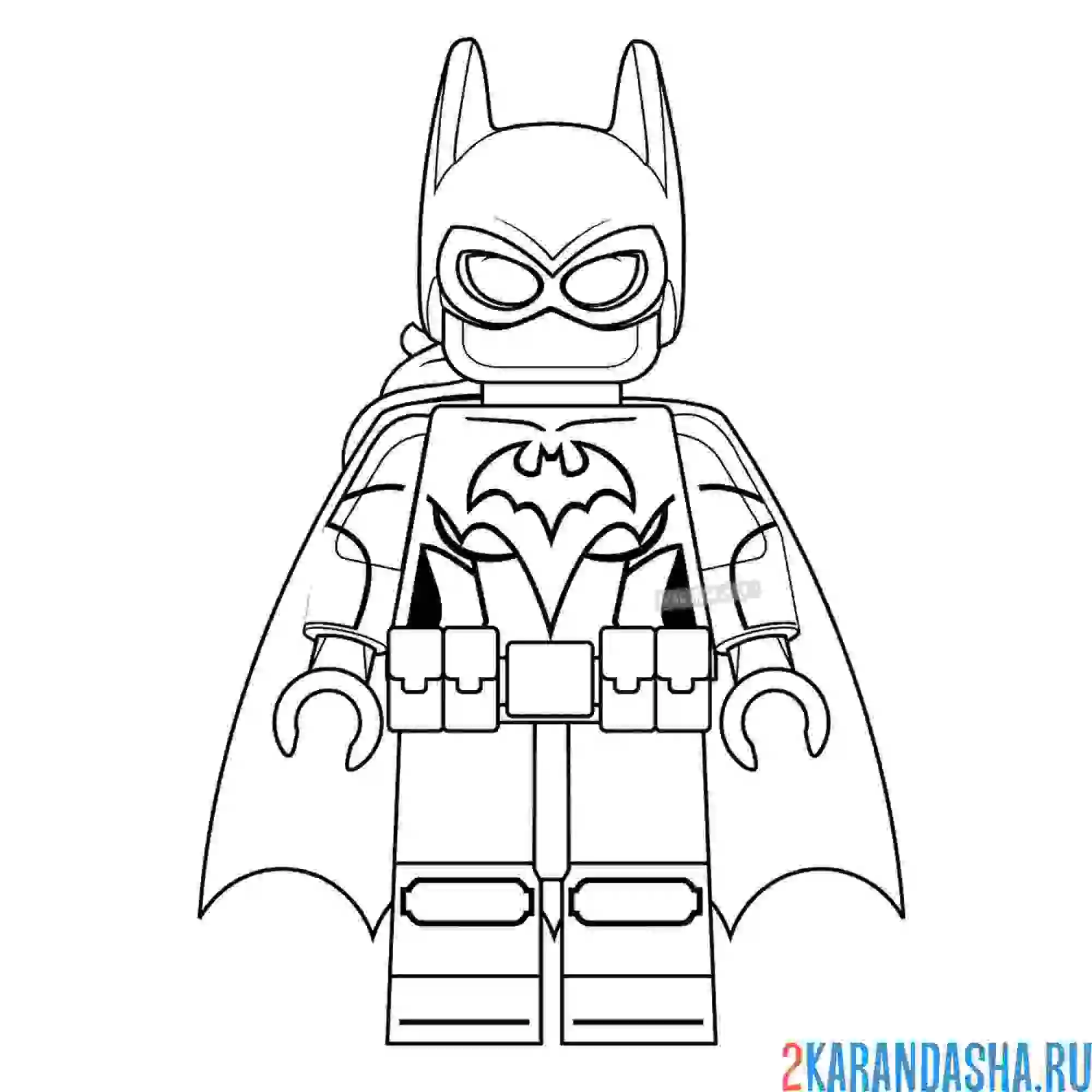 Раскраска бэтмен