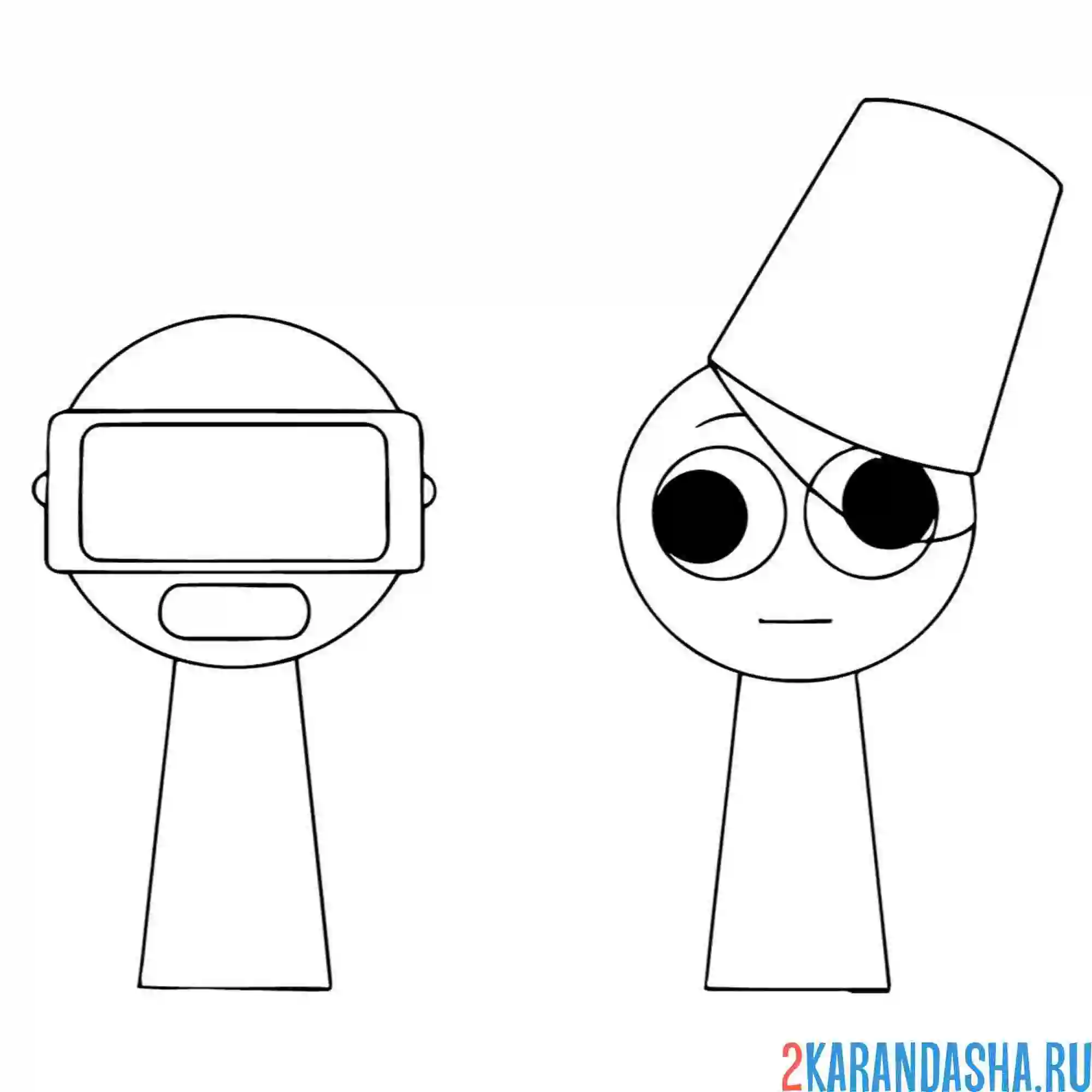 Раскраска gold (garnold) и brown (brud) спрунки