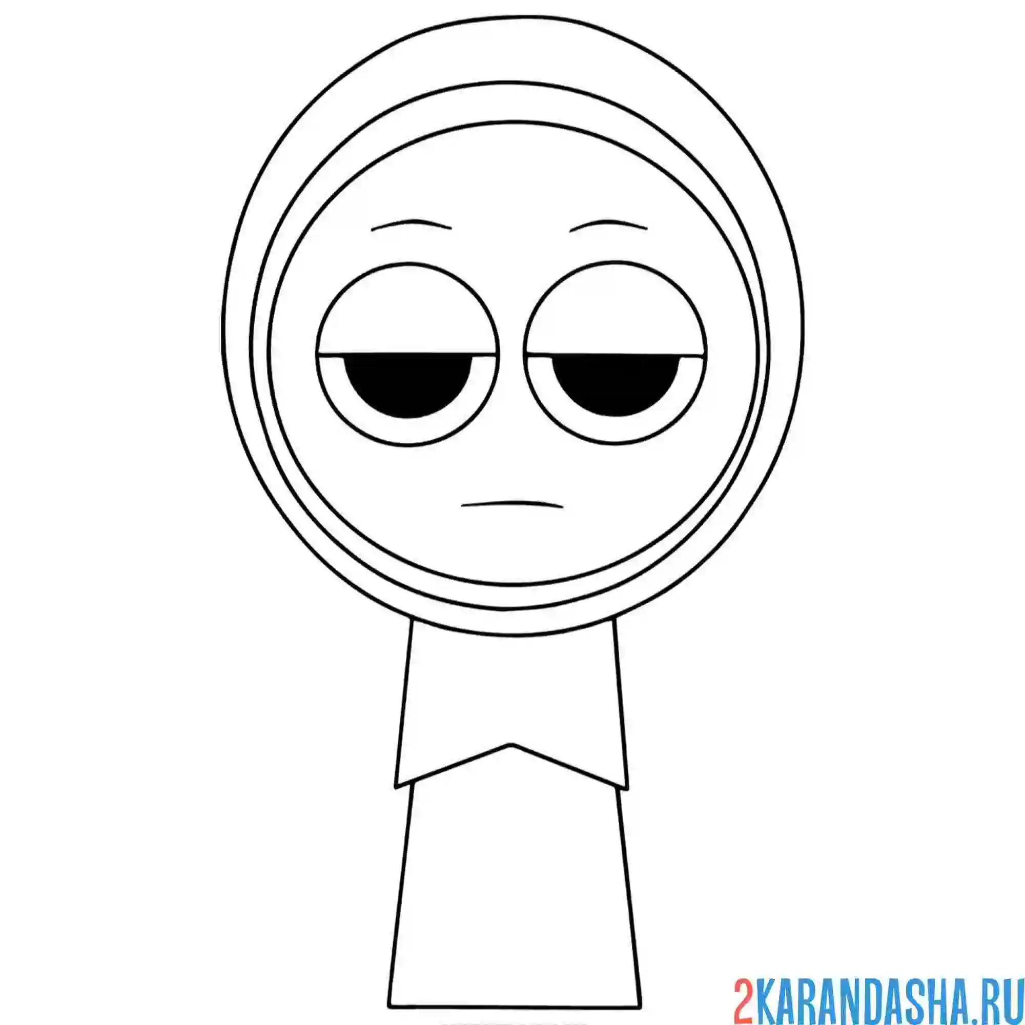 Раскраска спрунки blue (jevin)