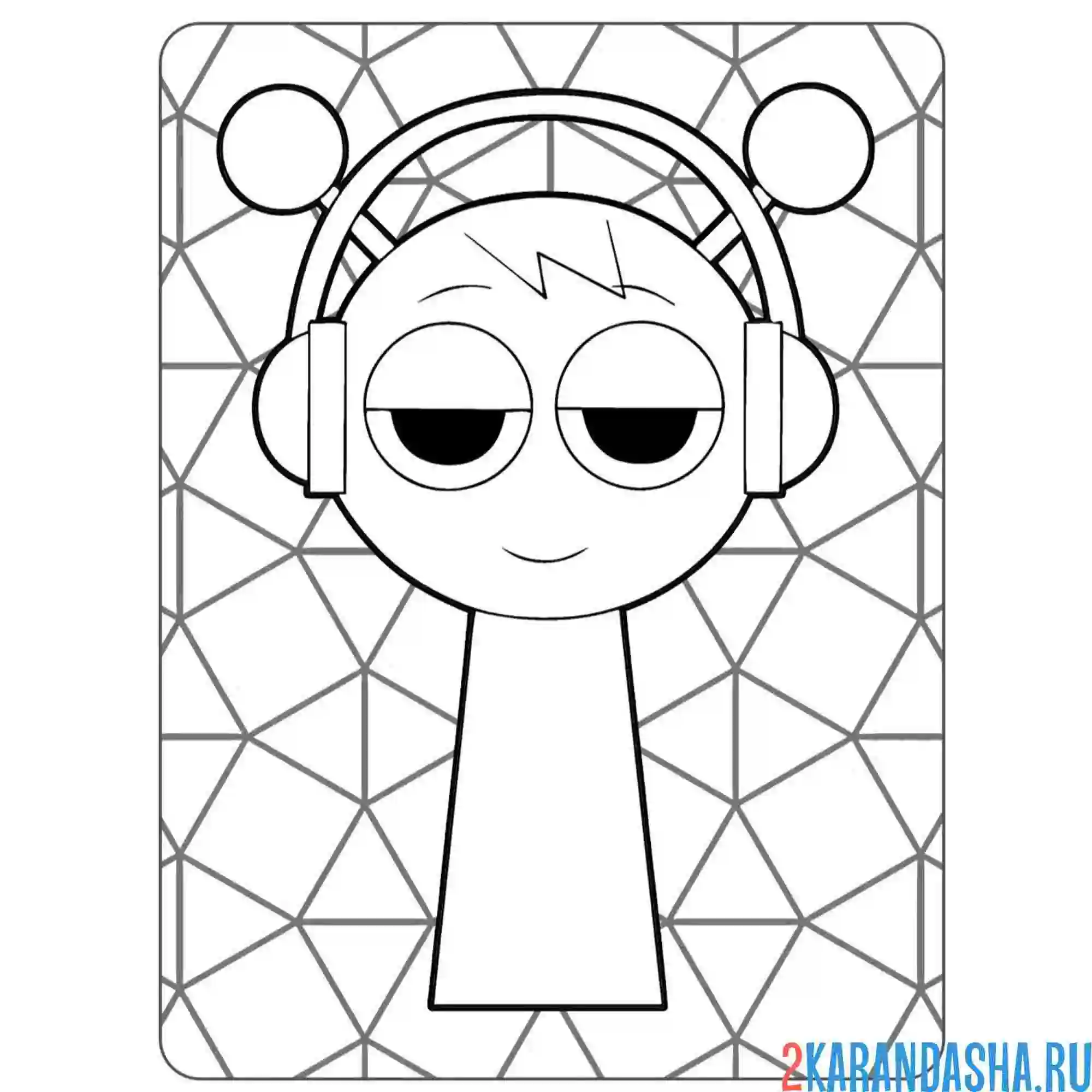 Раскраска спрунки orange (oren) персонажи