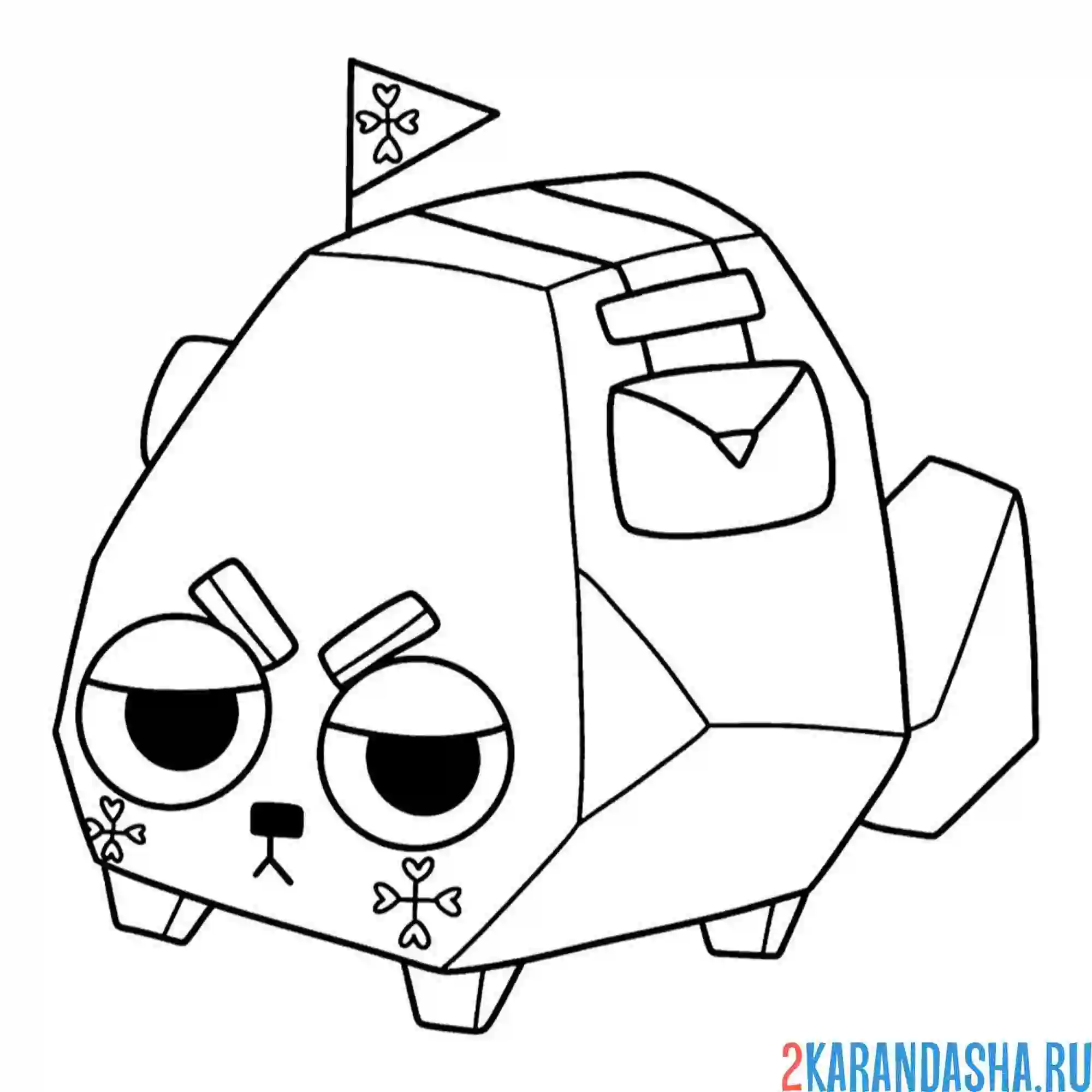 Раскраска коул мир денди