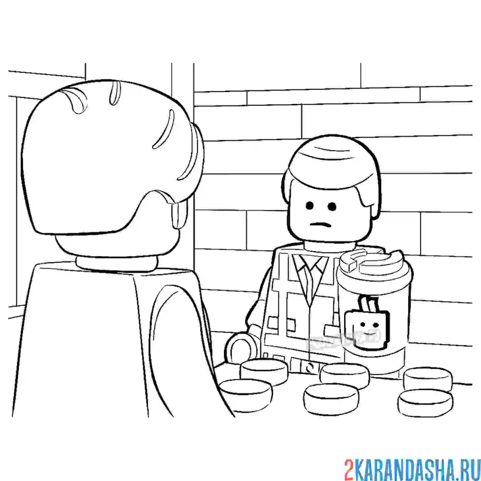 Раскраска человечки