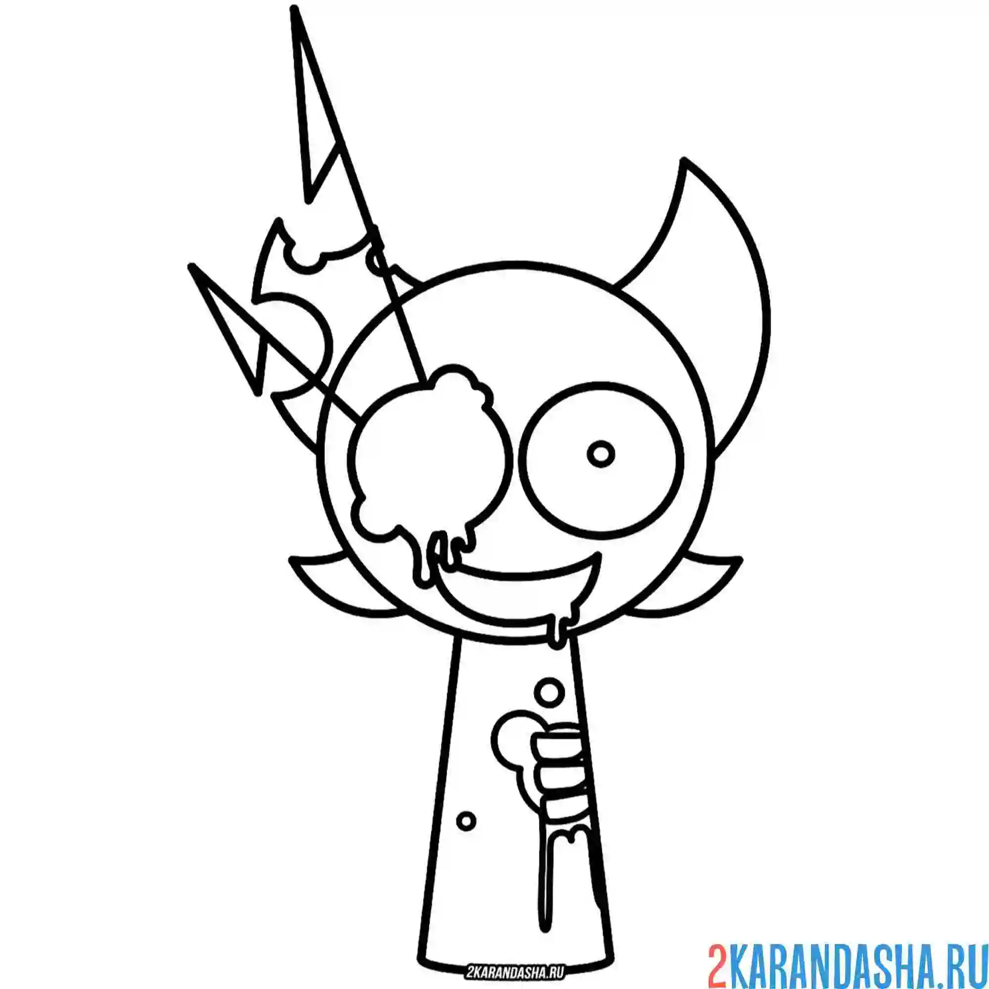 Раскраска брокер спрунки