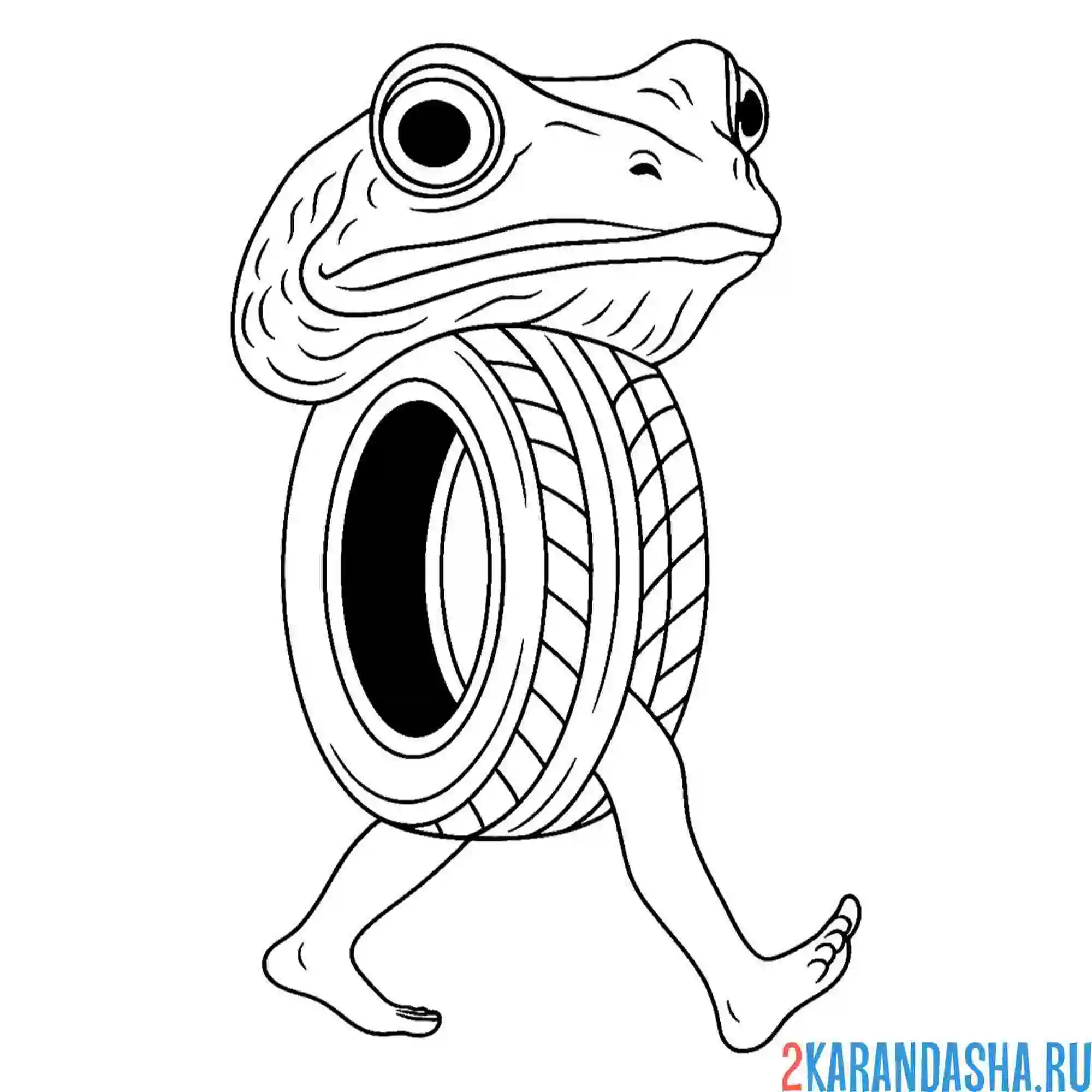 Раскраска бонека амбалабу