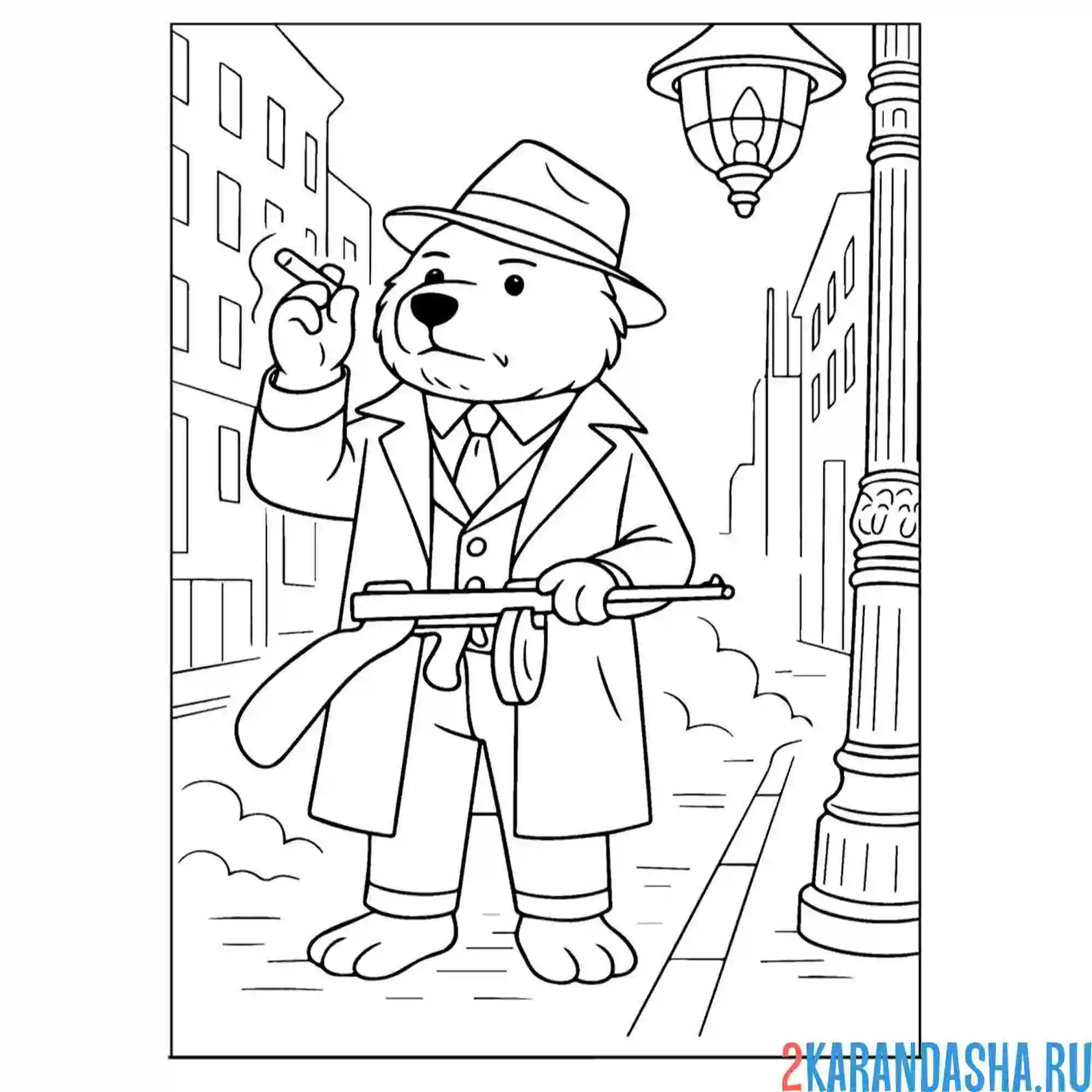 Раскраска бобрито бандито