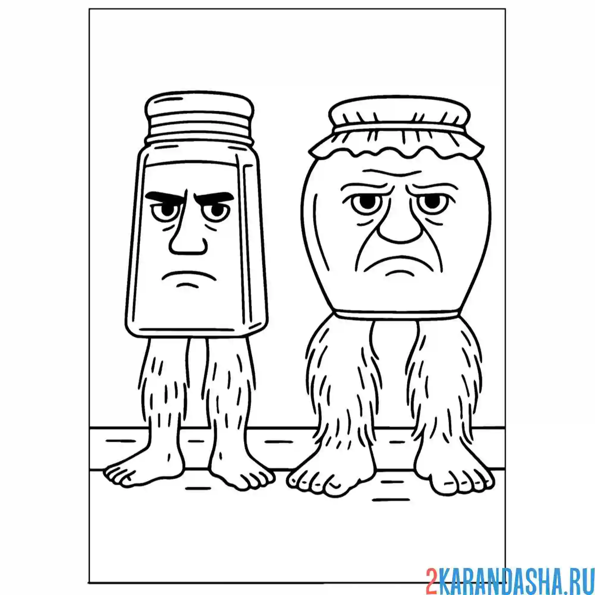 Раскраска гарамараман и мадудунгдунг так тунтунг перкутунг