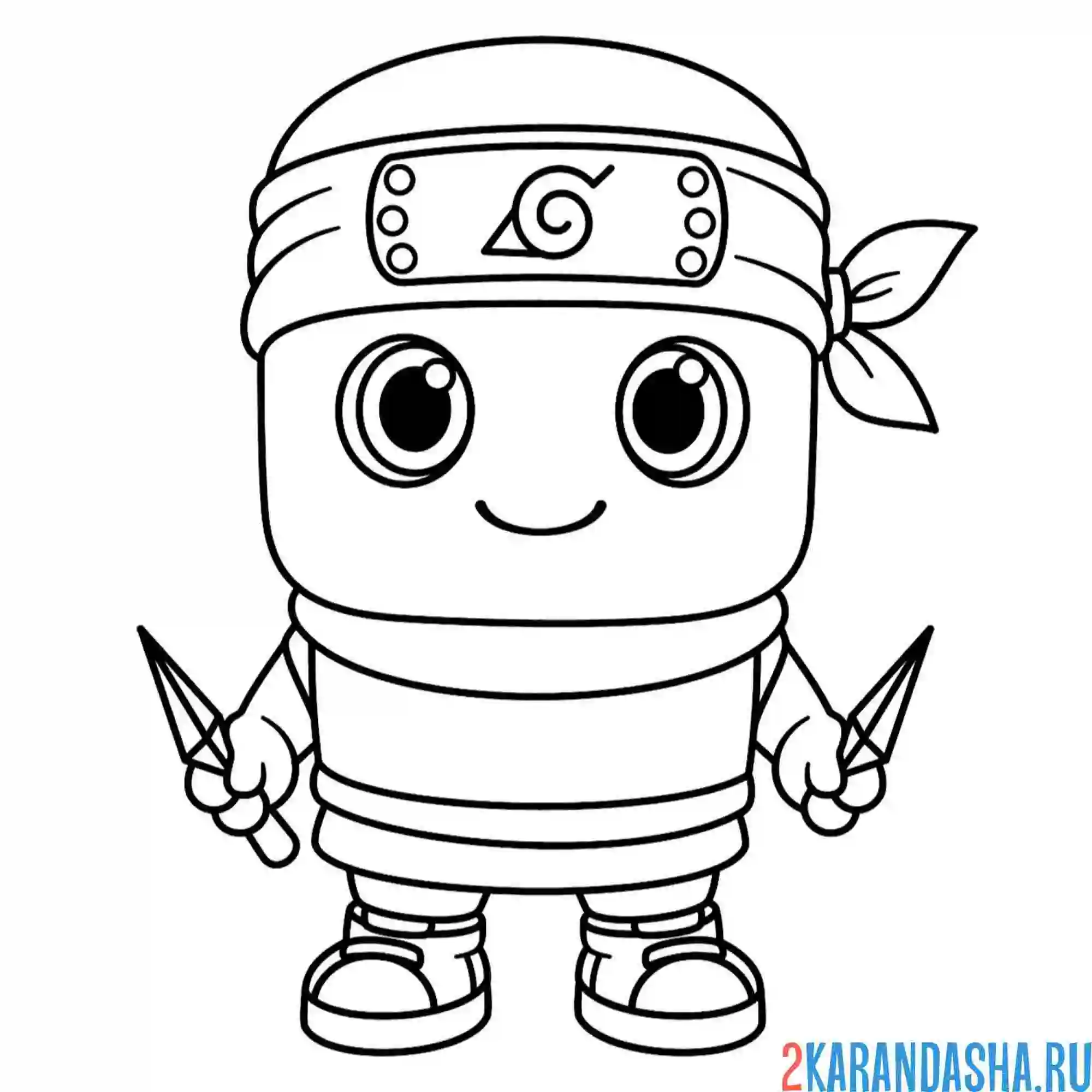 Раскраска бэйби капучино ассассино