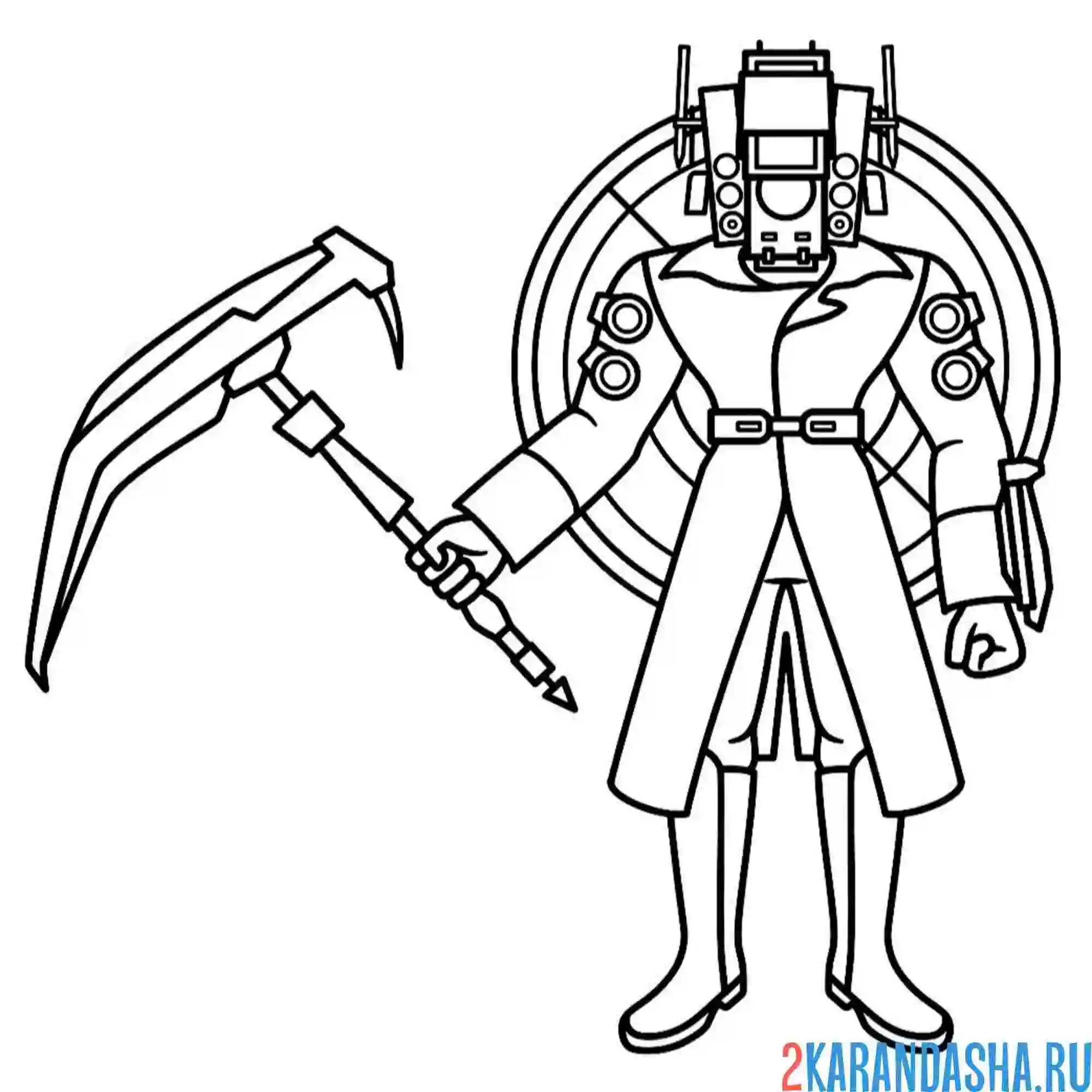 Раскраска новый титан спикермэн экзекуция