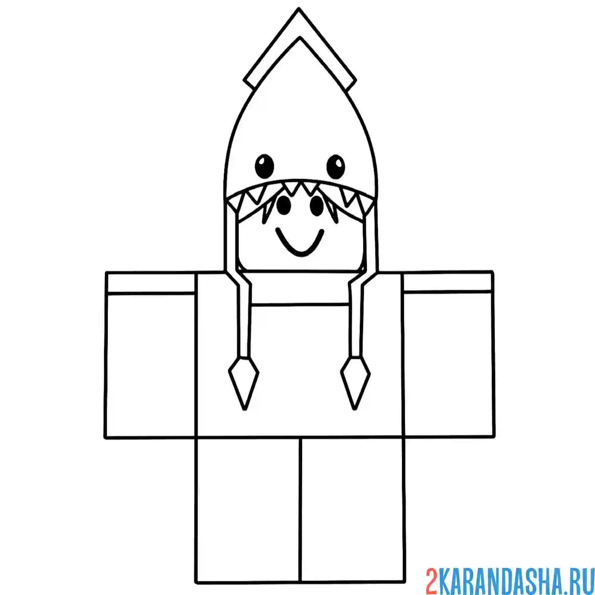 Раскраска 99 ночей в лесу kraken kid