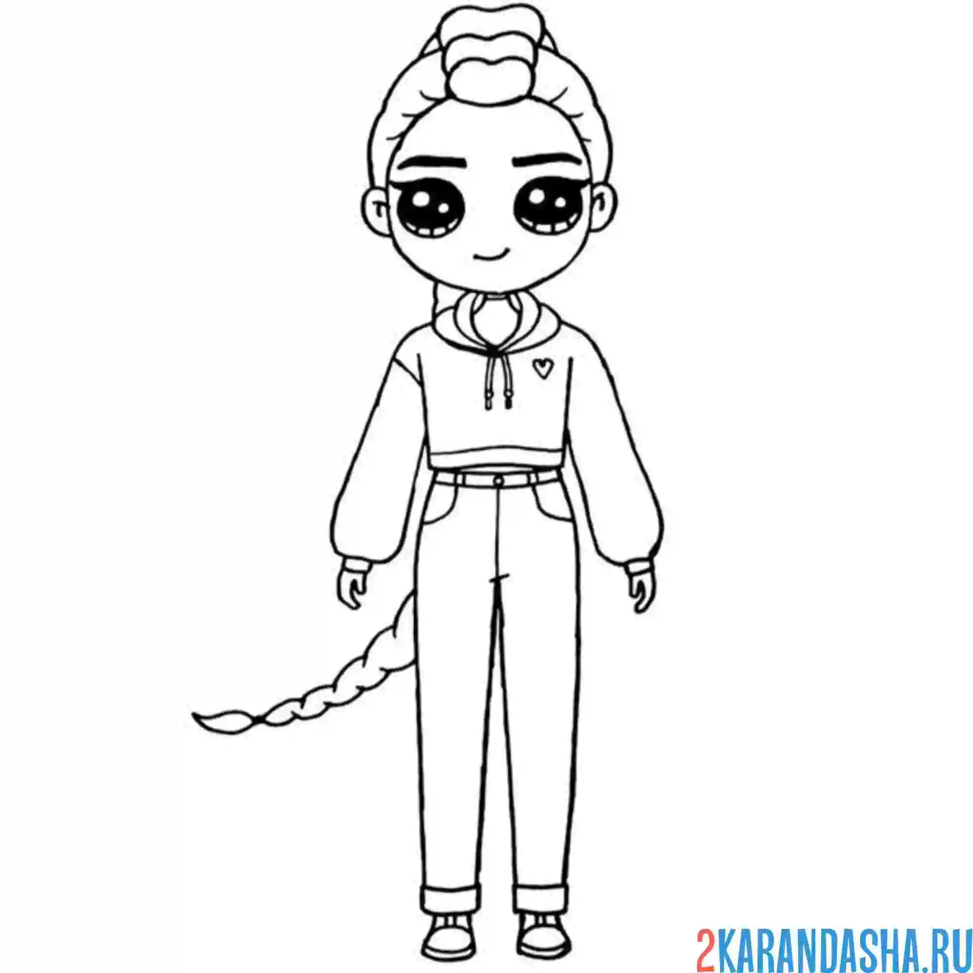 Раскраска мира персонаж хантрикс