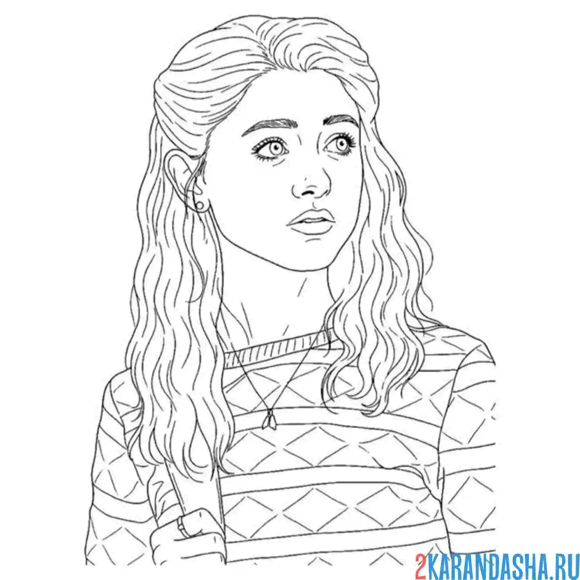 Раскраска нэнси очень странные дела осд