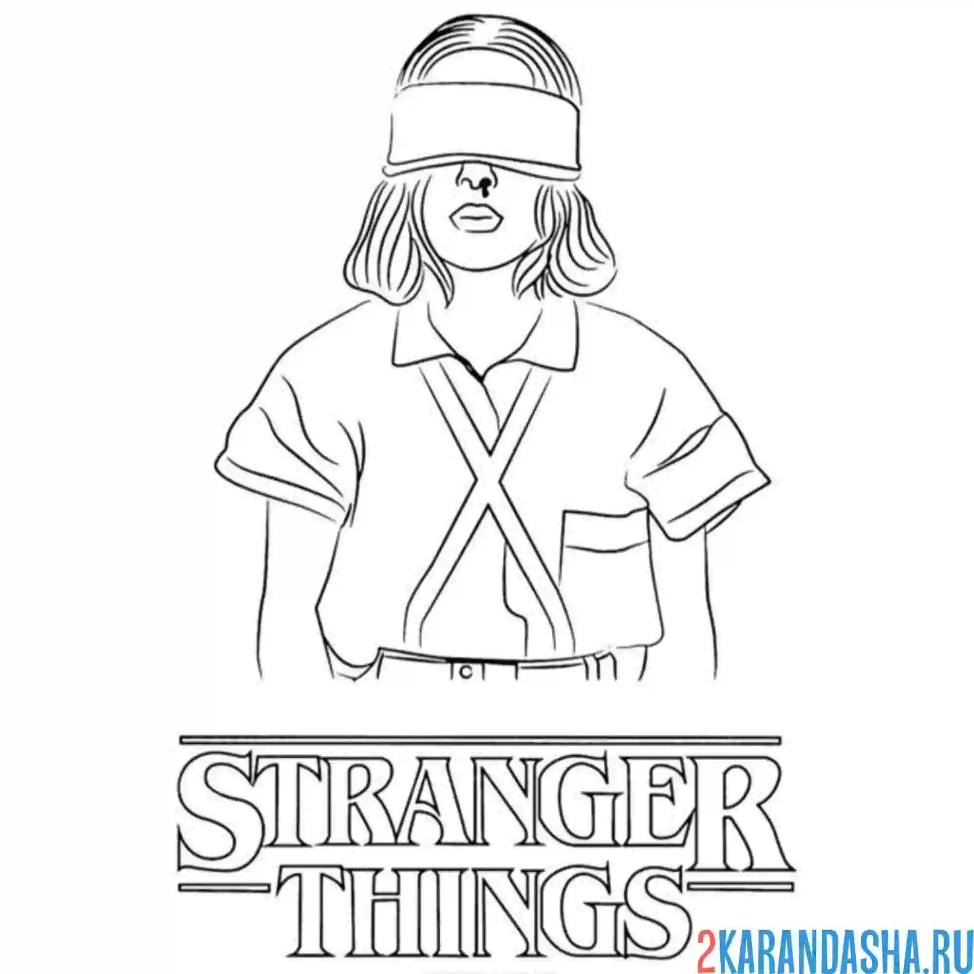 Раскраска 11 в трансе очень странные дела осд