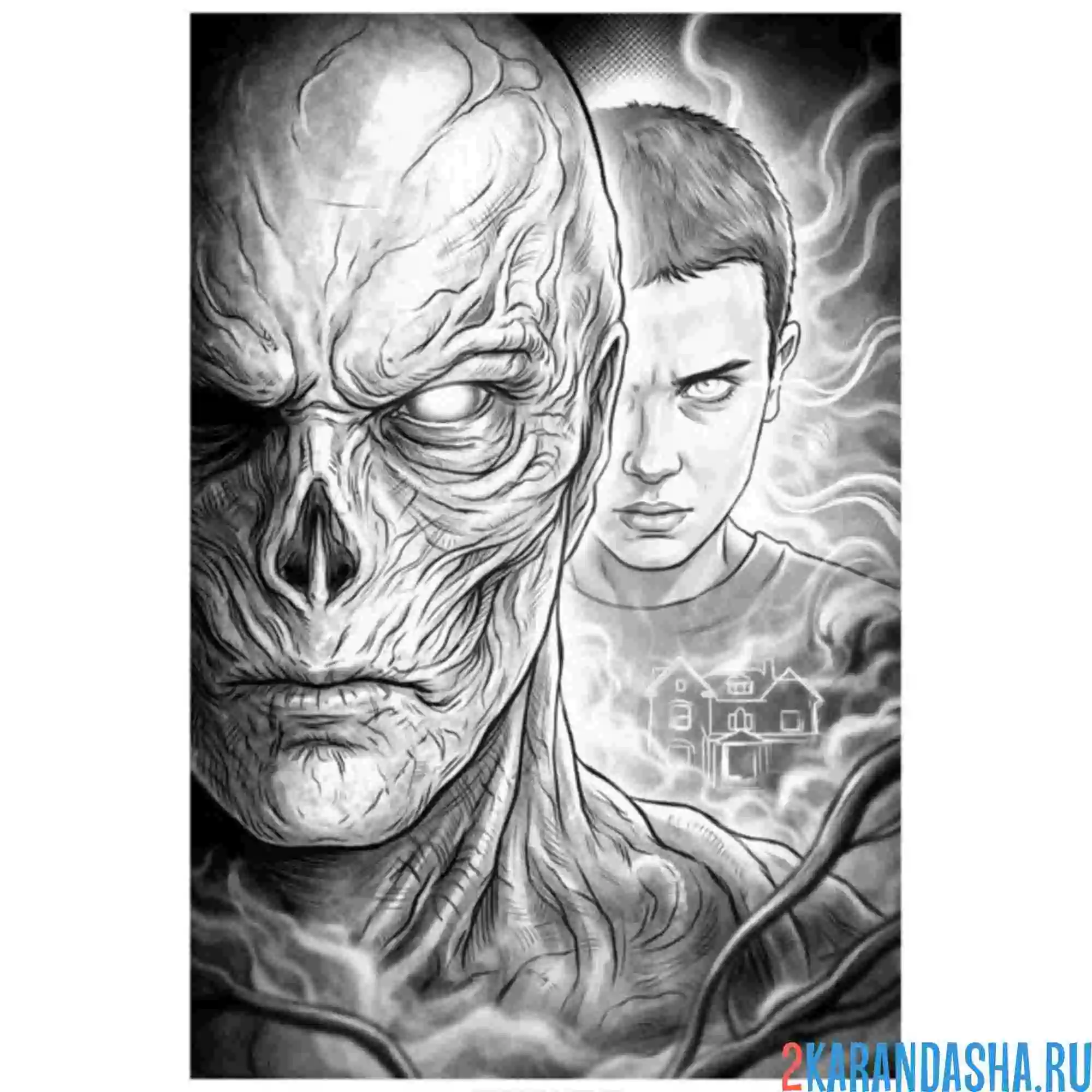 Раскраска 11 и векна осд (очень странные дела)