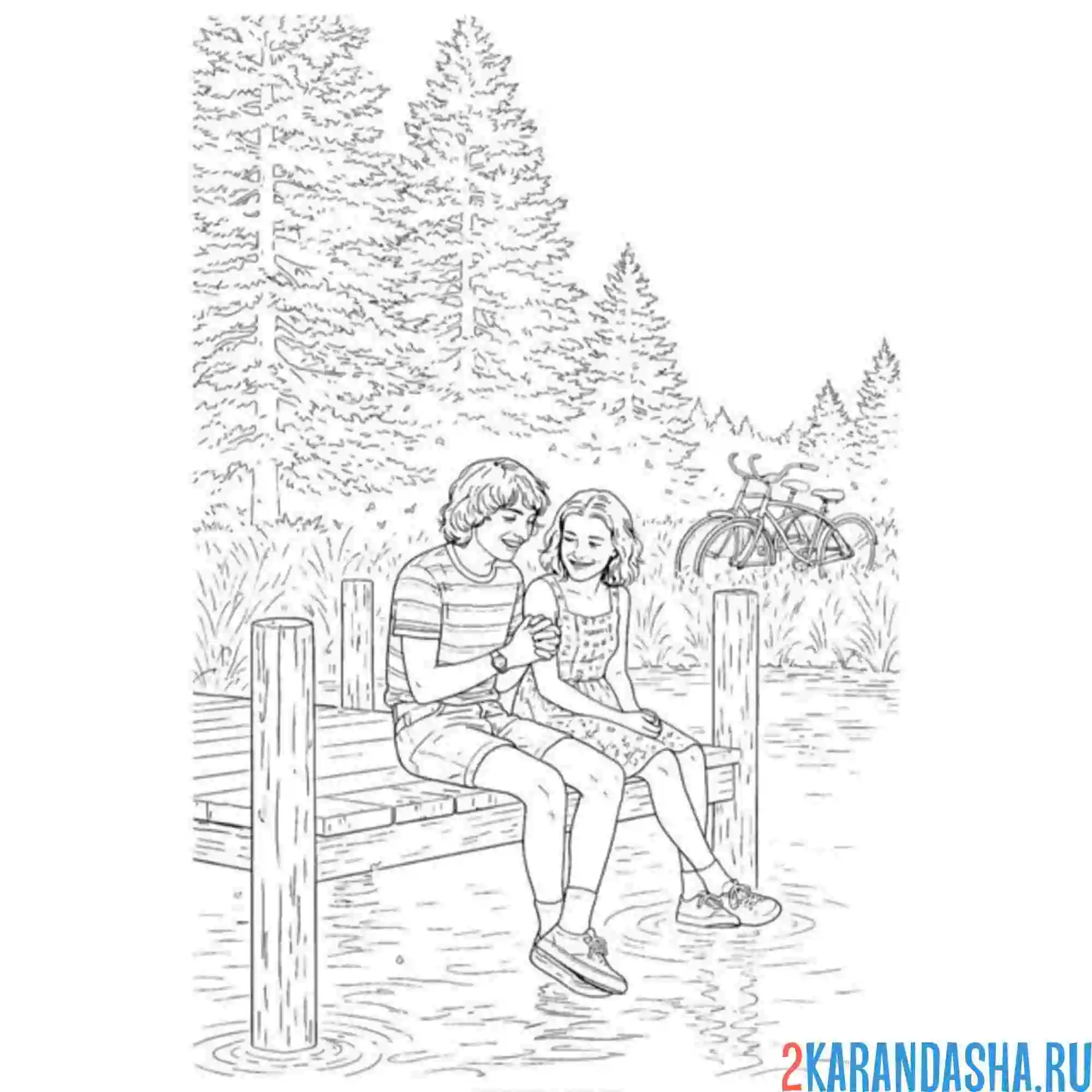 Раскраска на пирсе майк и одиннадцать осд (очень странные дела)