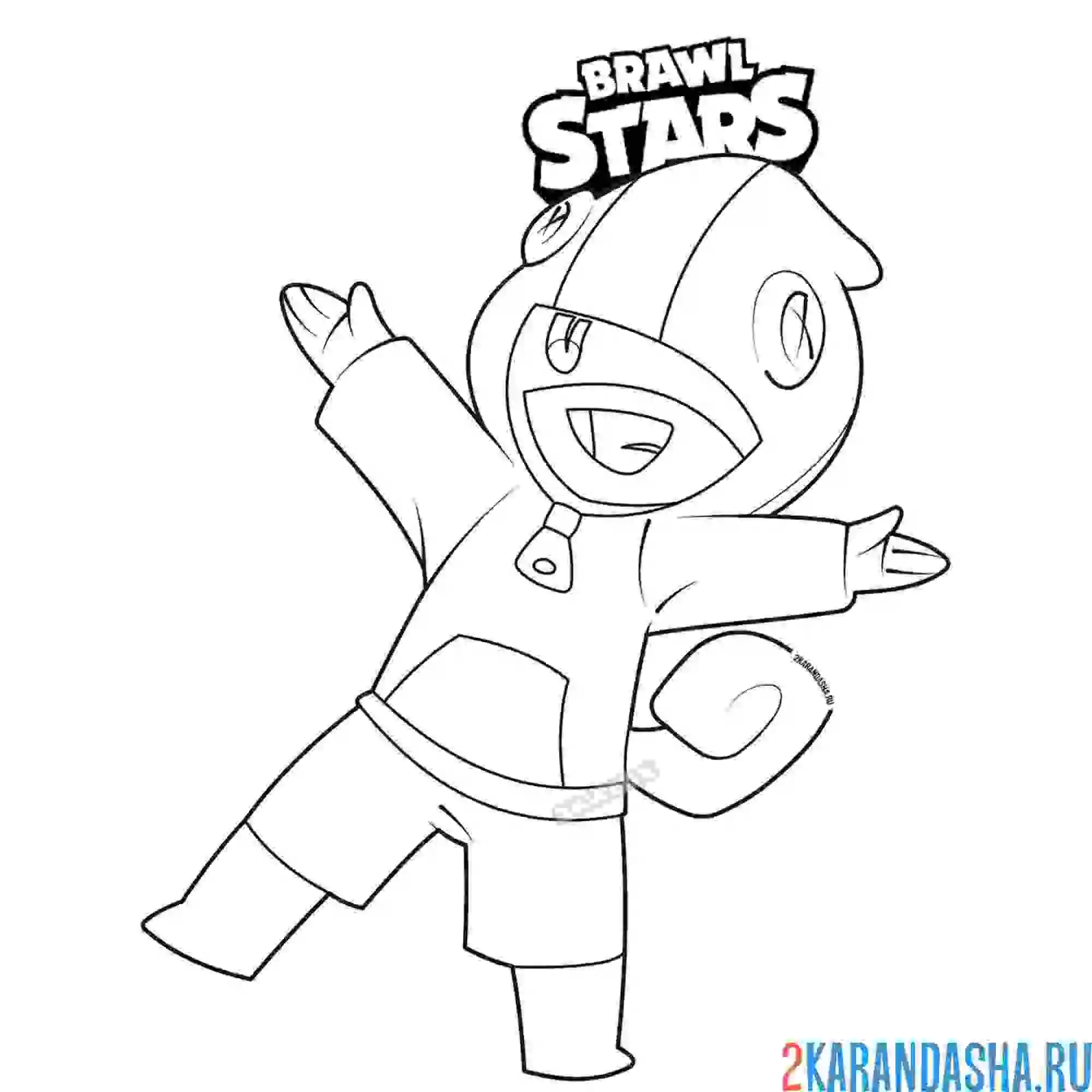 Раскраска леон в стандартном облике