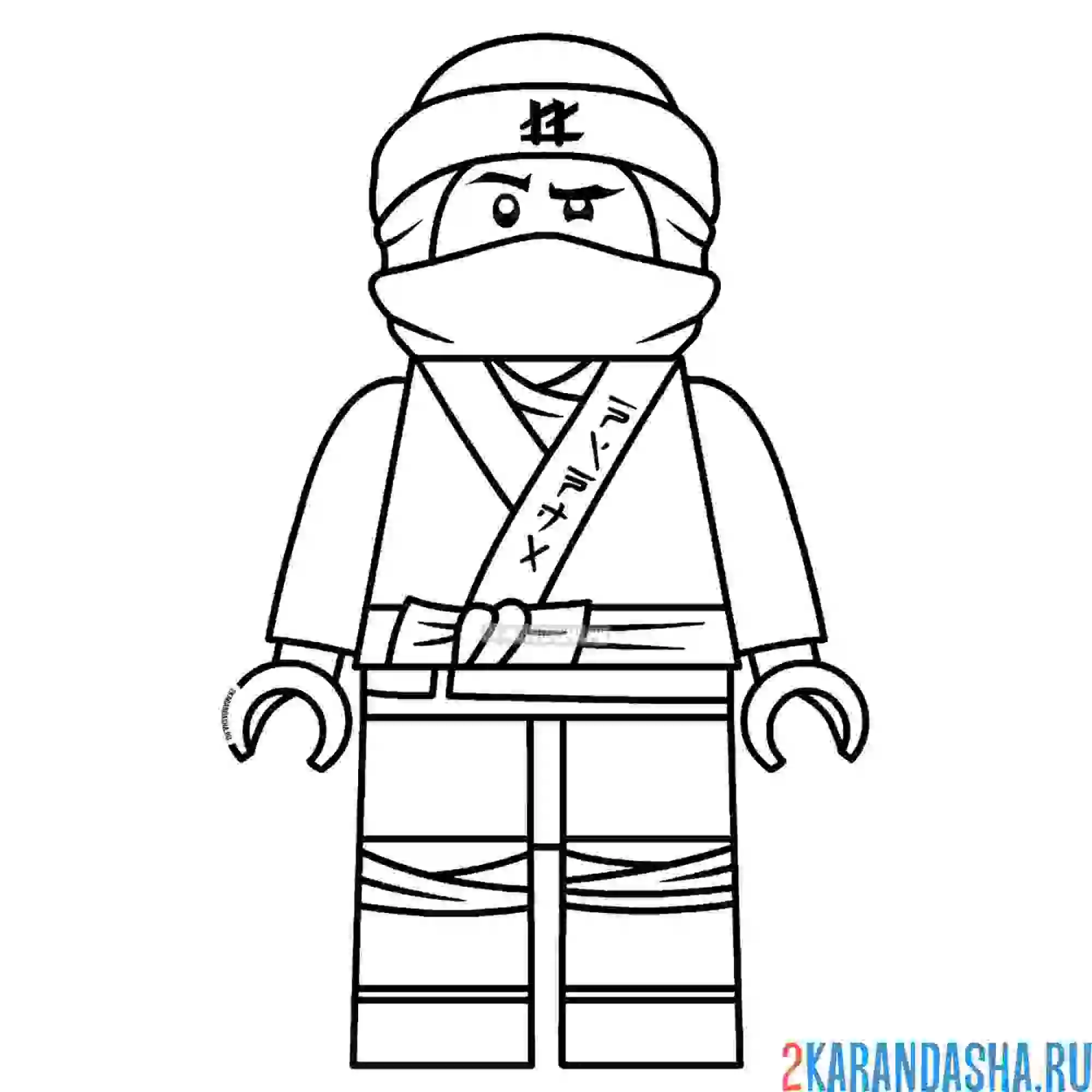 Раскраска ниндзяго ллойд муви