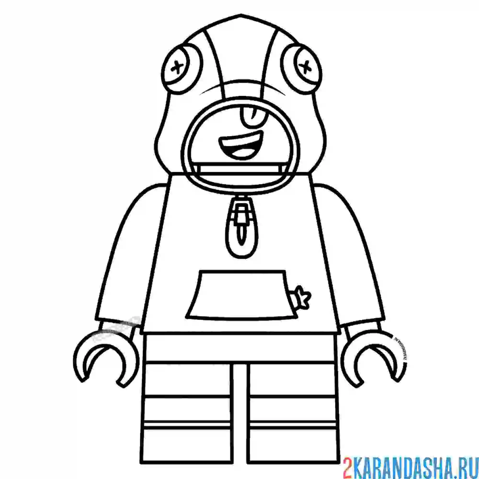 Раскраска браво старс леон