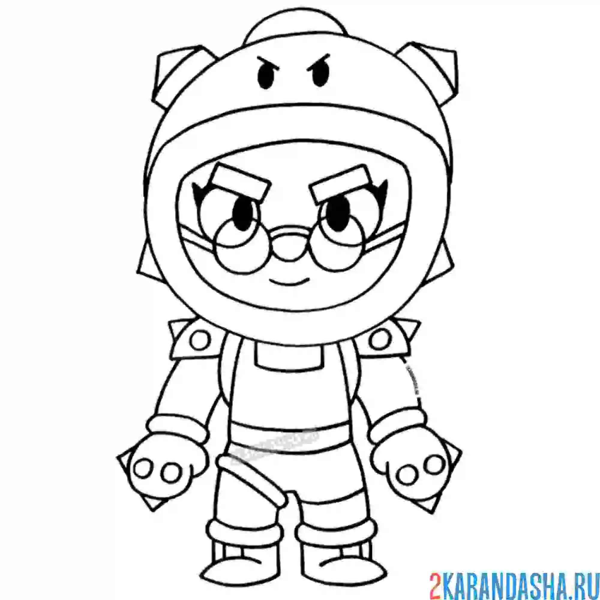 Раскраска роза боксерша