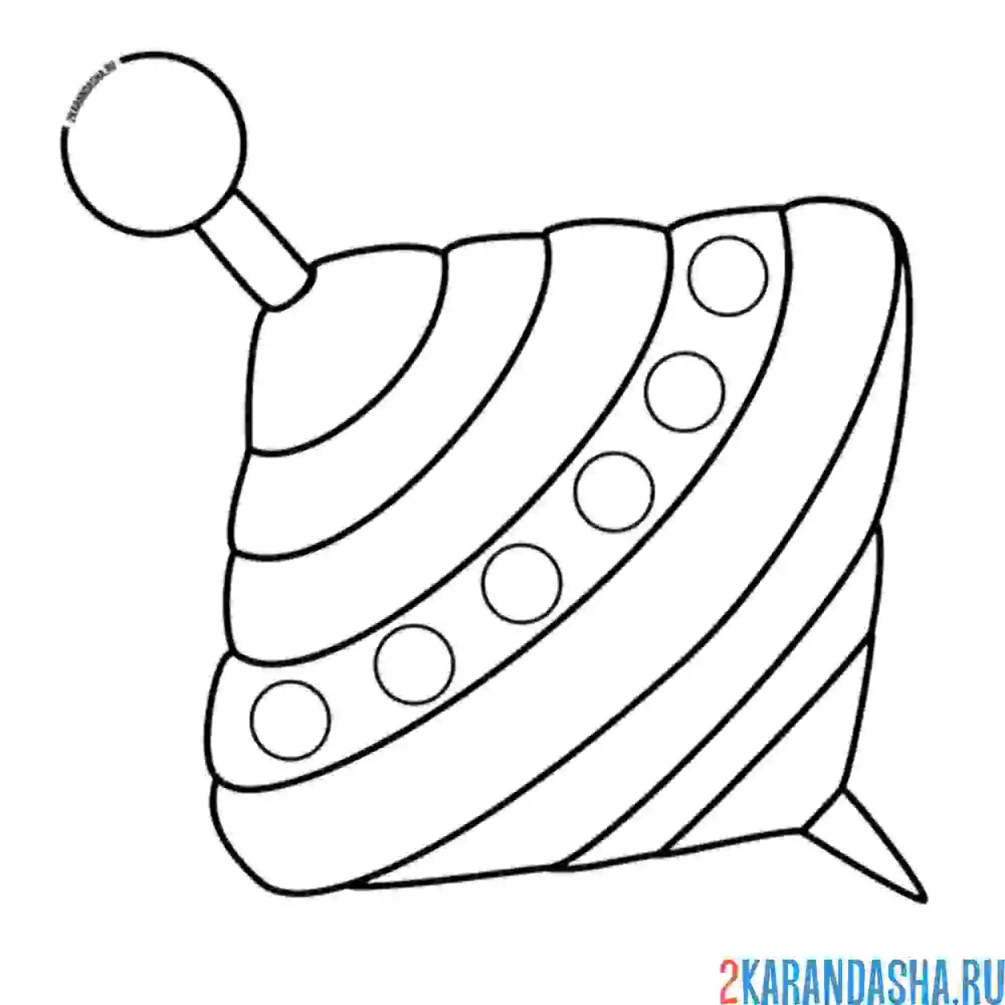 Раскраска юла